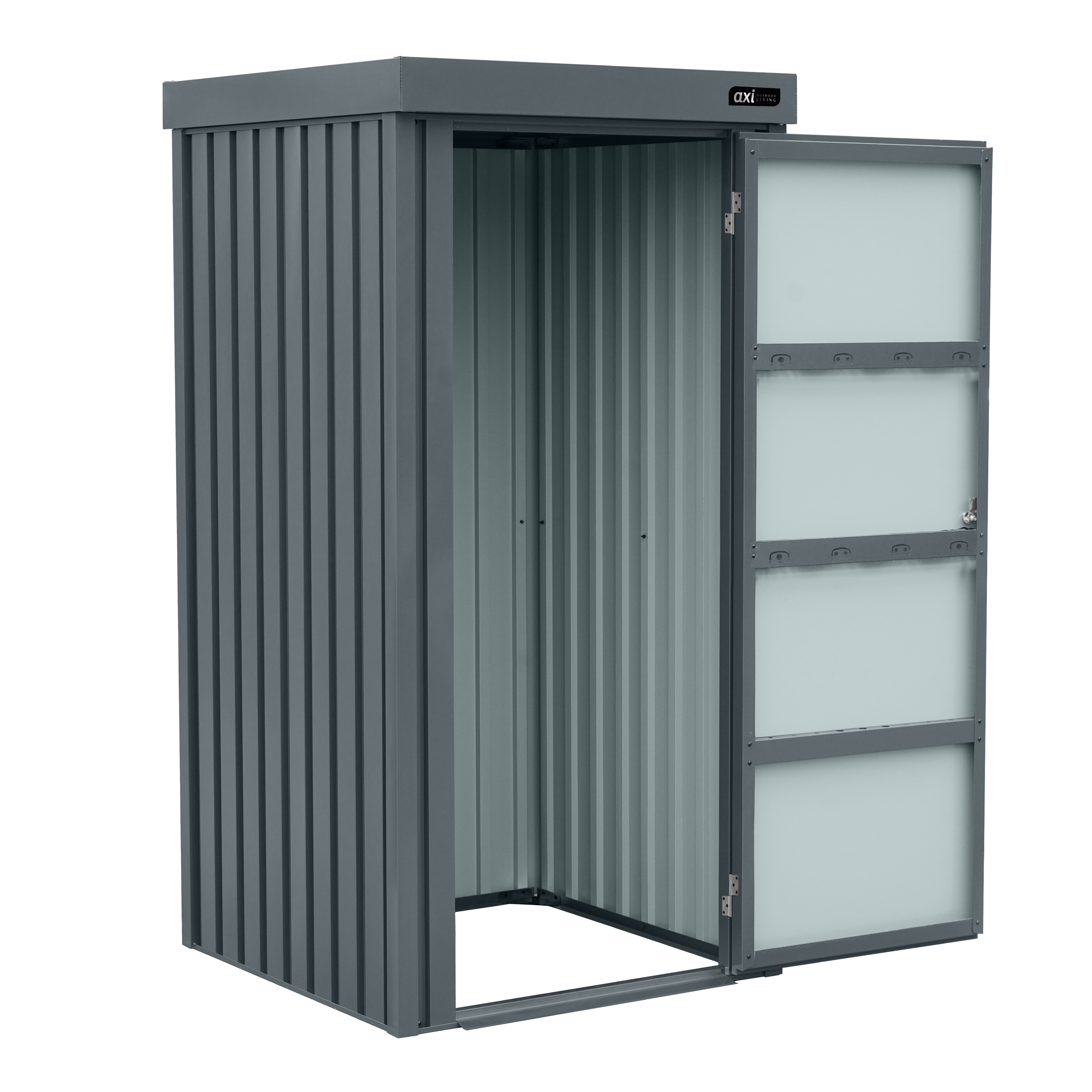 AXI Hector Premium Armoire de jardin en métal 1300L Anthracite 