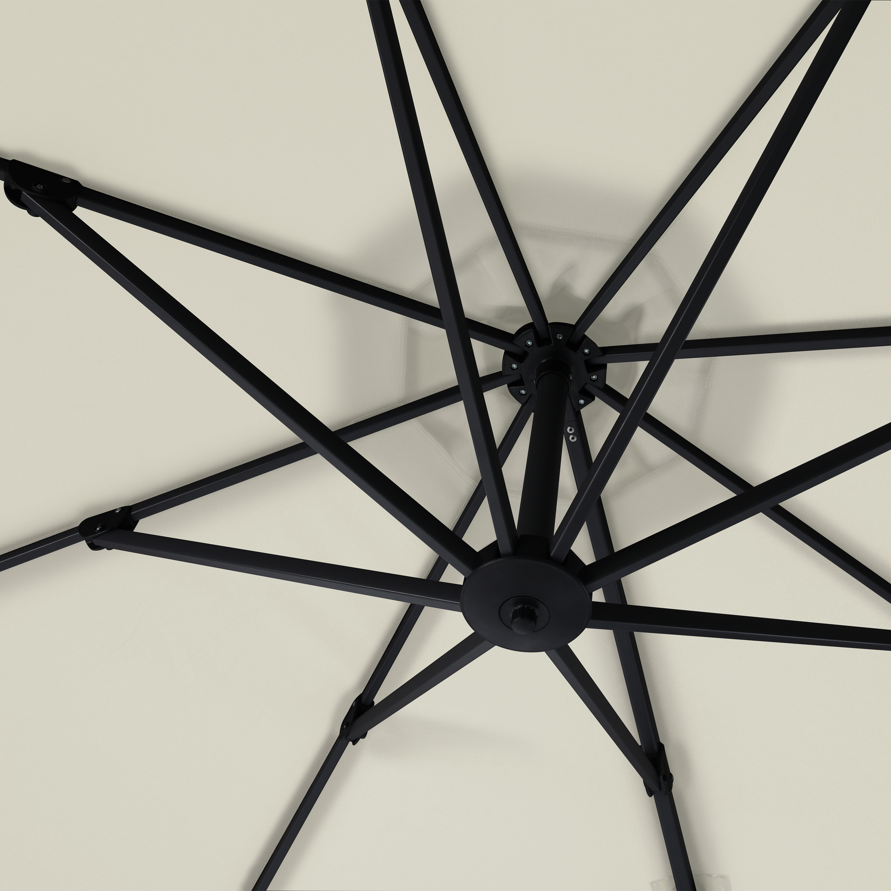 AXI Milad Premium Cantilever Parasol 200x300cm - Grey/Beige