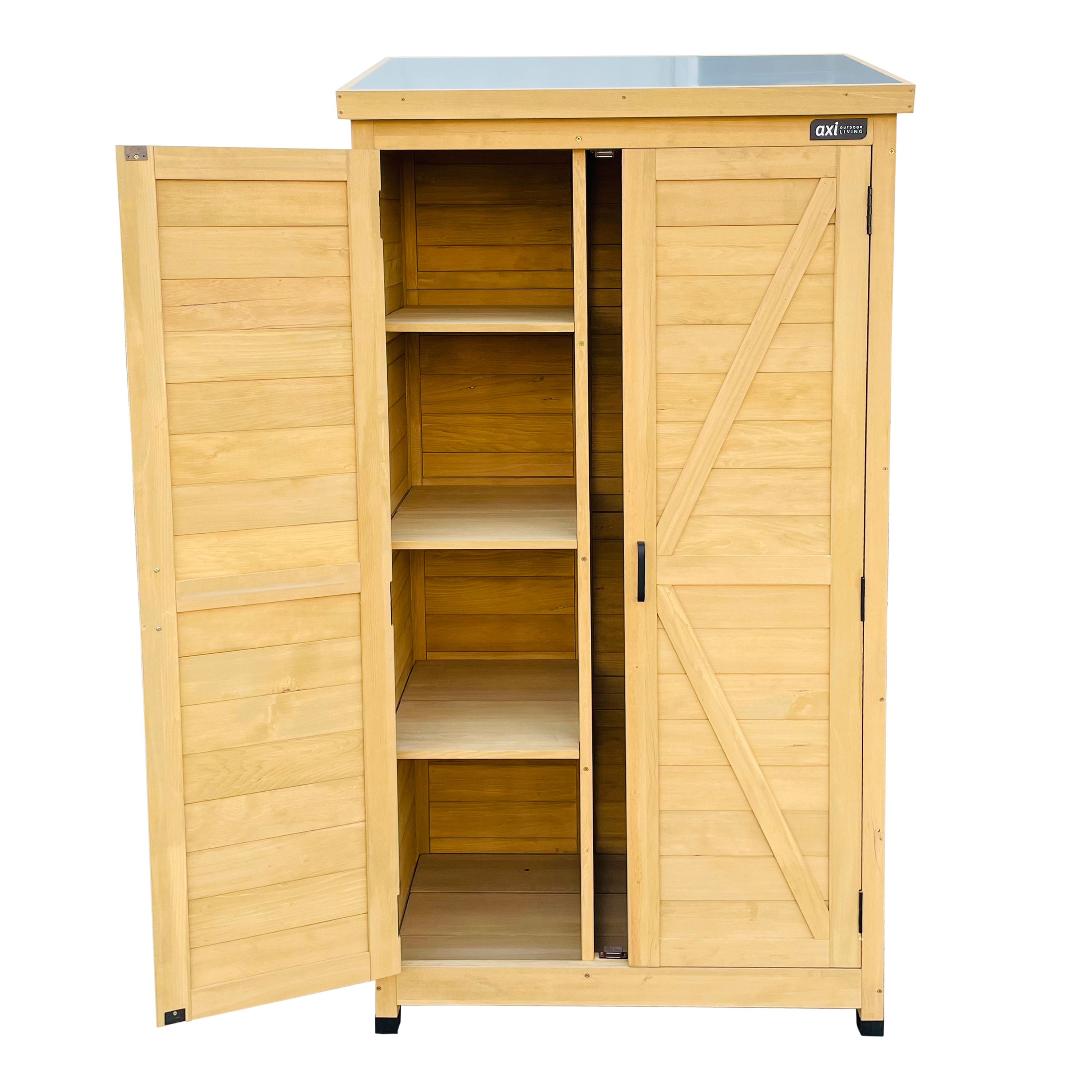 AXI Hugo Armoire de jardin en bois Marron  