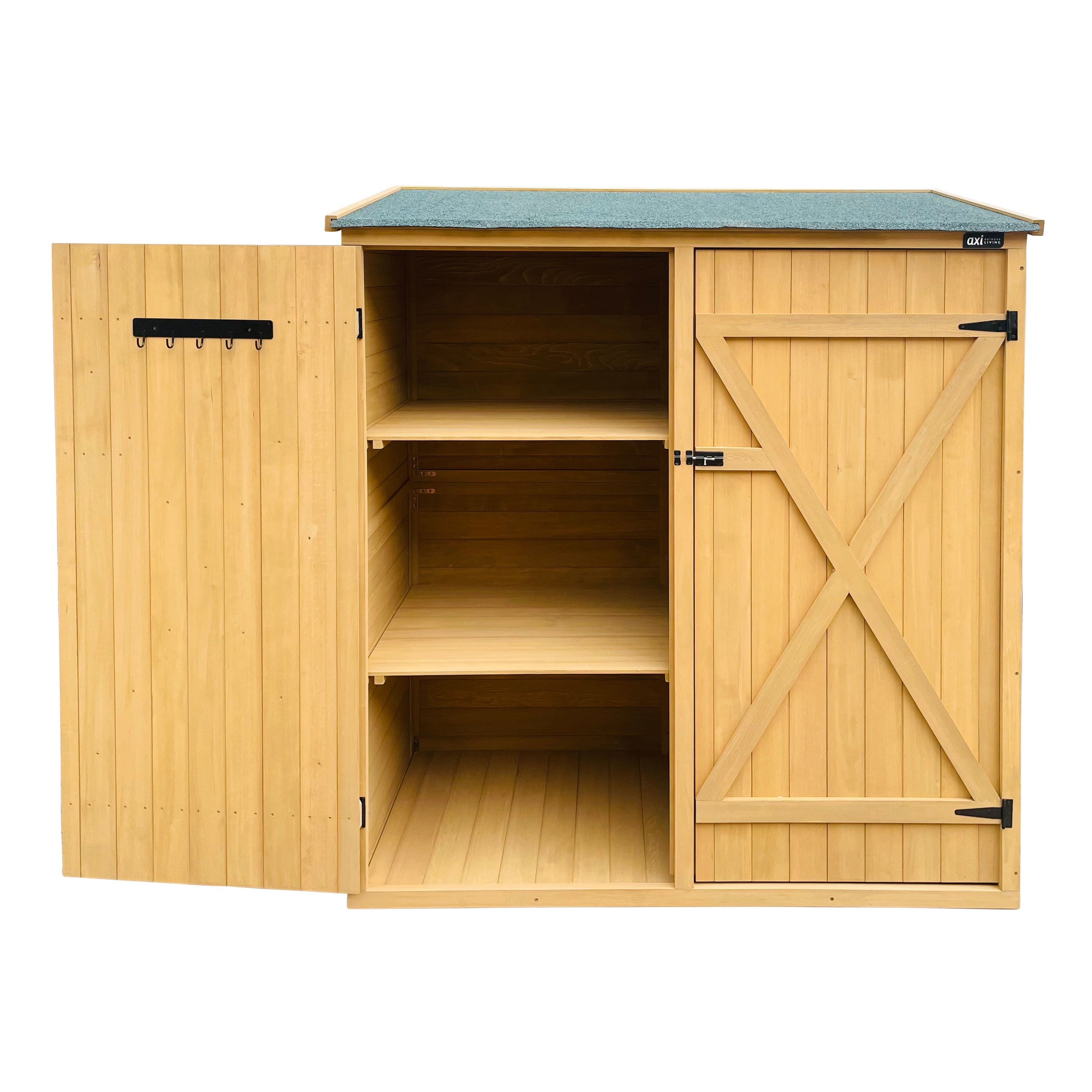 AXI Casper Armoire de jardin en bois Marron  