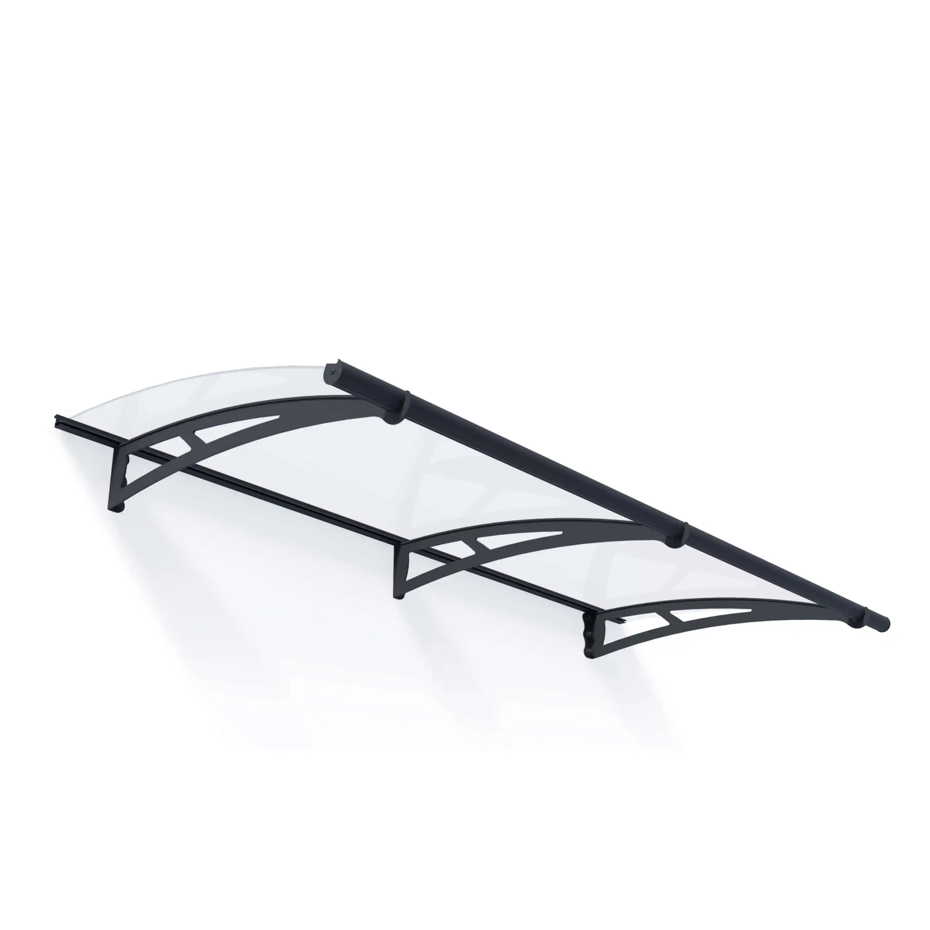 Canopia Aquila 205X91 cm Deur en Veranda Luifel Donkergrijs Helder-7290010027552 Canopia Aquila 205X91 cm Deur en Veranda Luifel Donkergrijs Helder