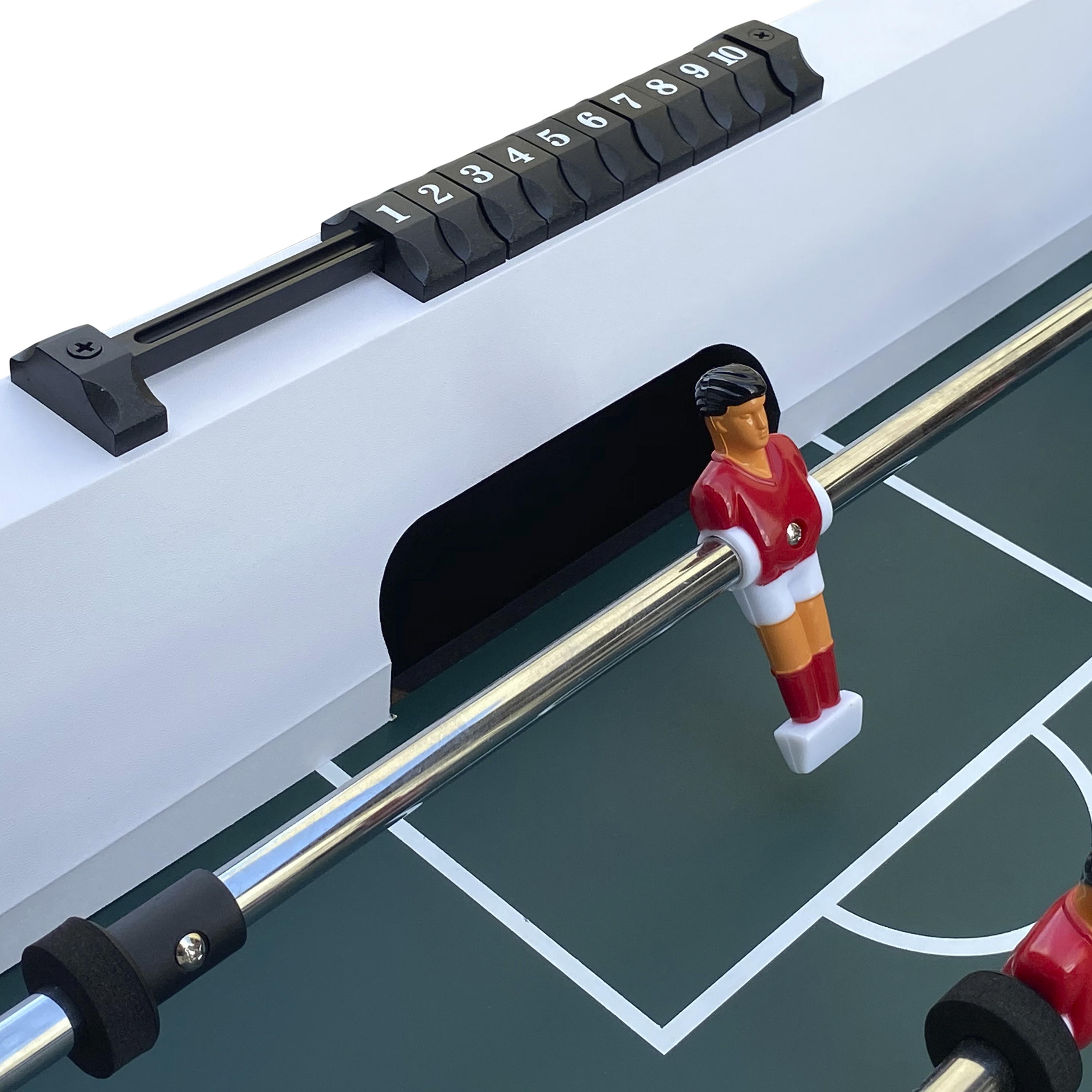 Cougar Scorpion Kick TS Folding Football Table - White