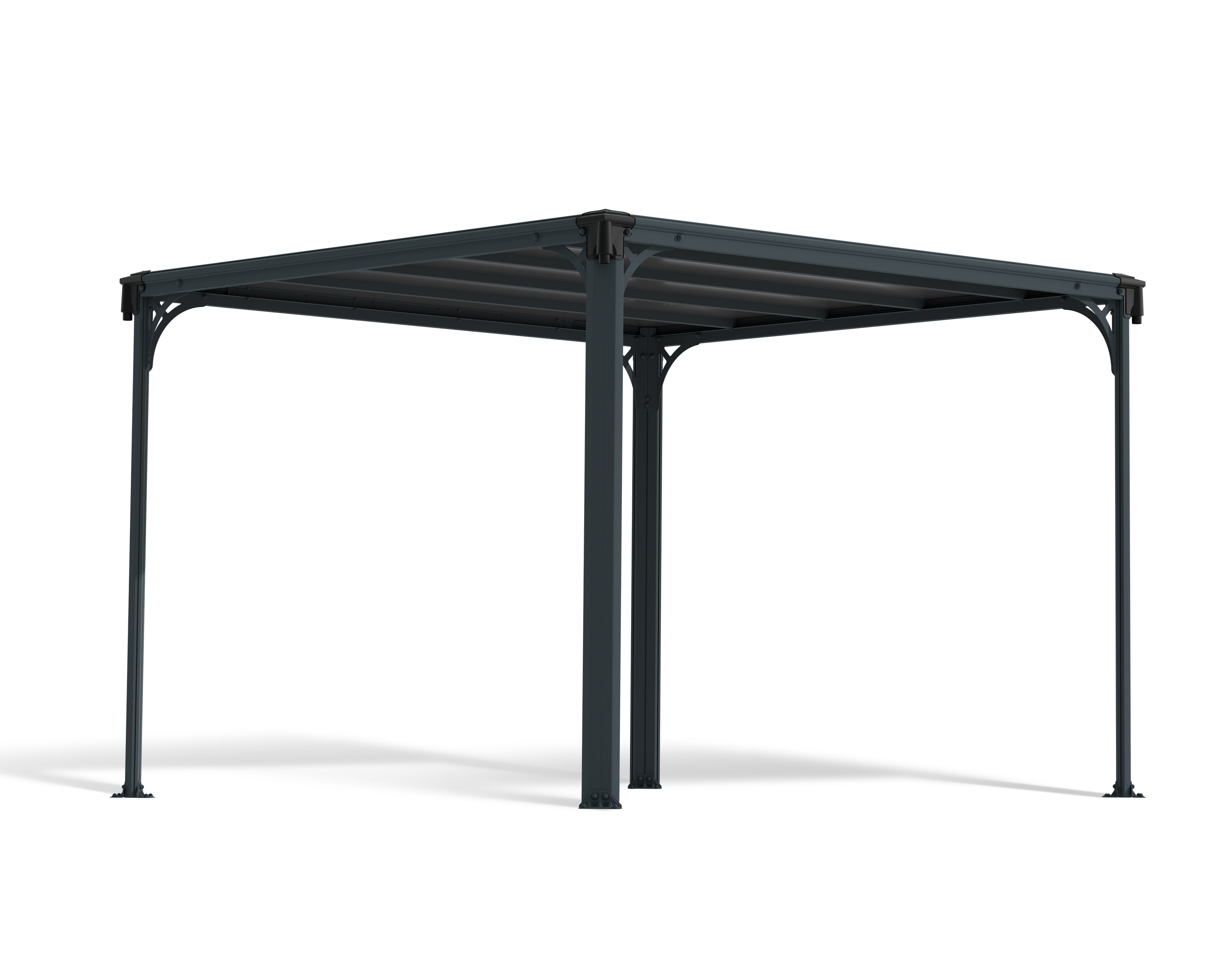 Canopia Milano 309X309 cm tuinpaviljoen Donkergrijs Brons-7290108133851 Canopia Milano 309X309 cm tuinpaviljoen Donkergrijs Brons