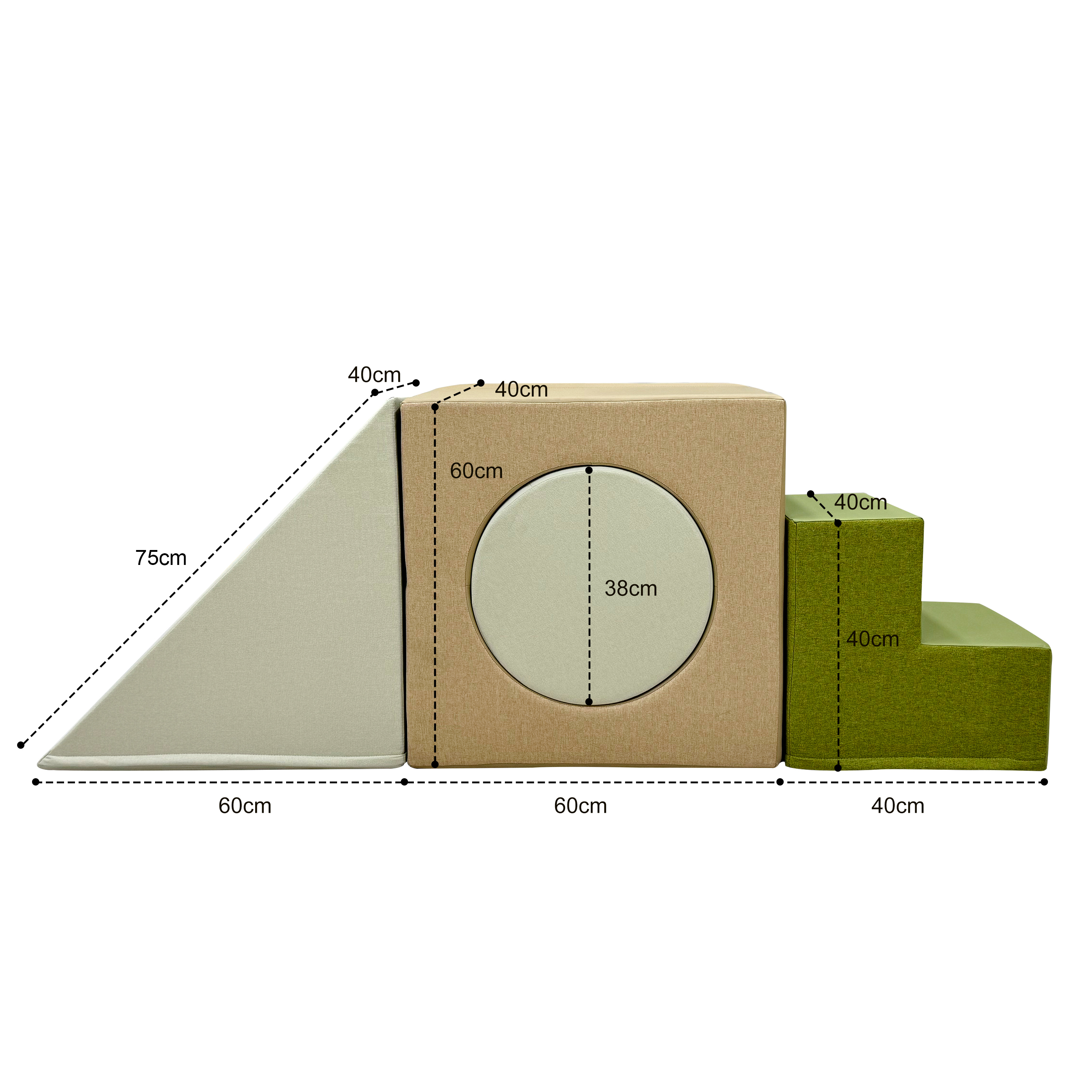 Sunny Sasa Foam Blocks – 4 Piece