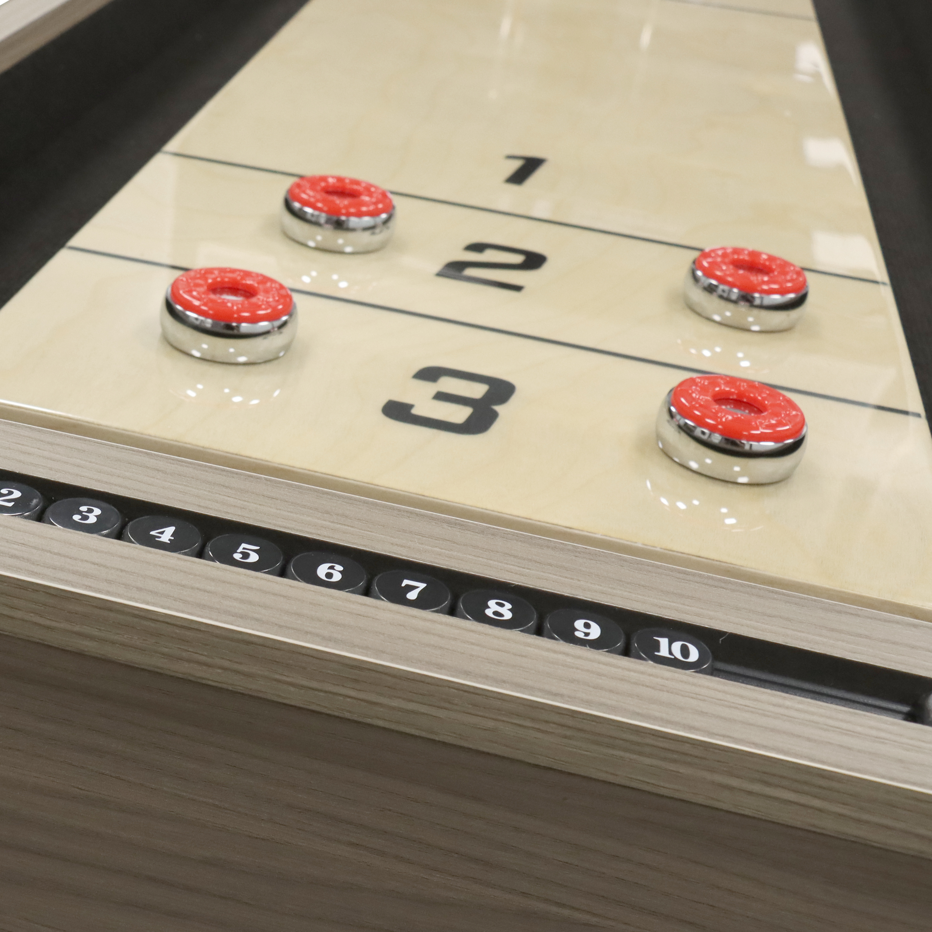 Cougar Mason American Shuffleboard Table Oak/Black