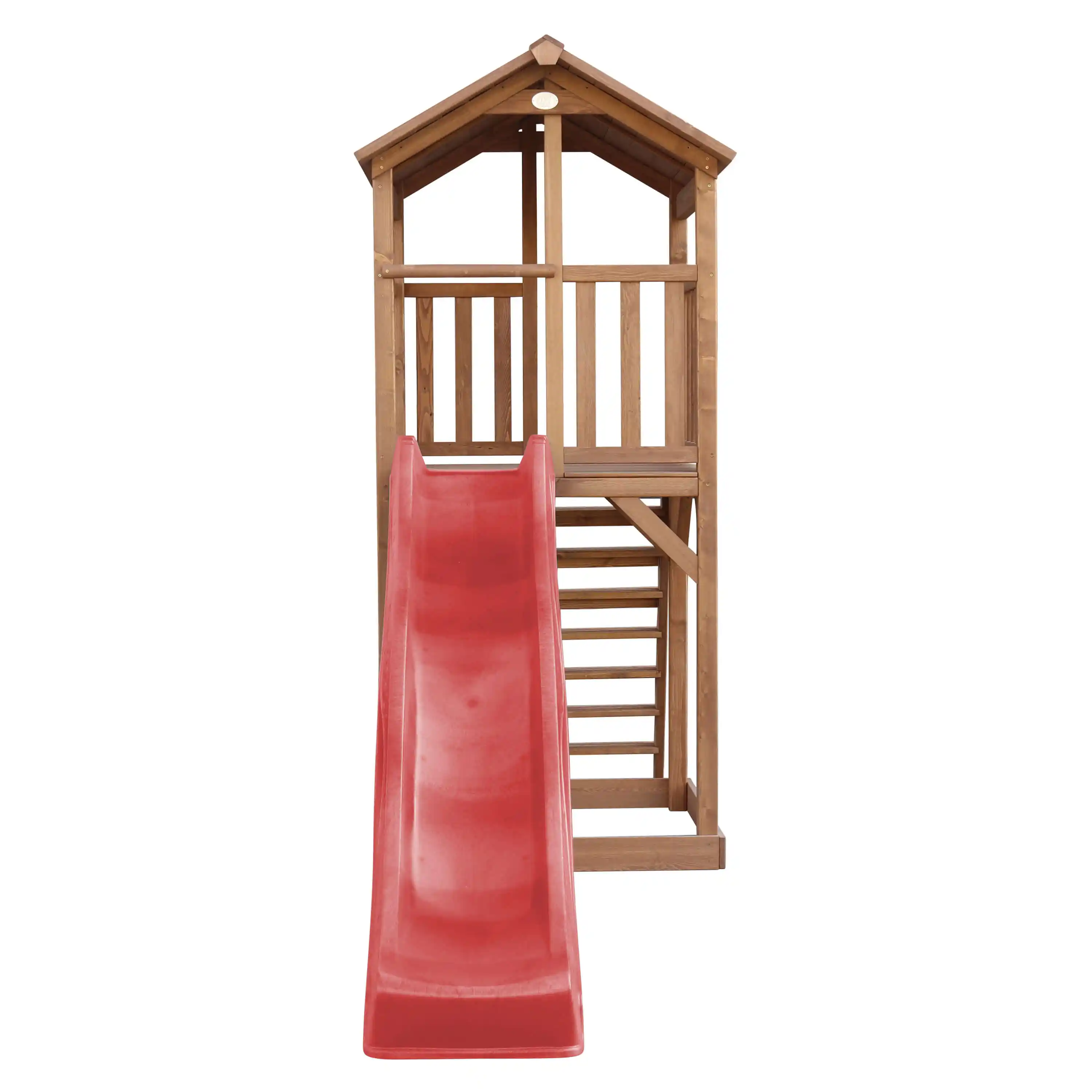 AXI Beach Tower Aire de Jeux Marron - Toboggan Rouge