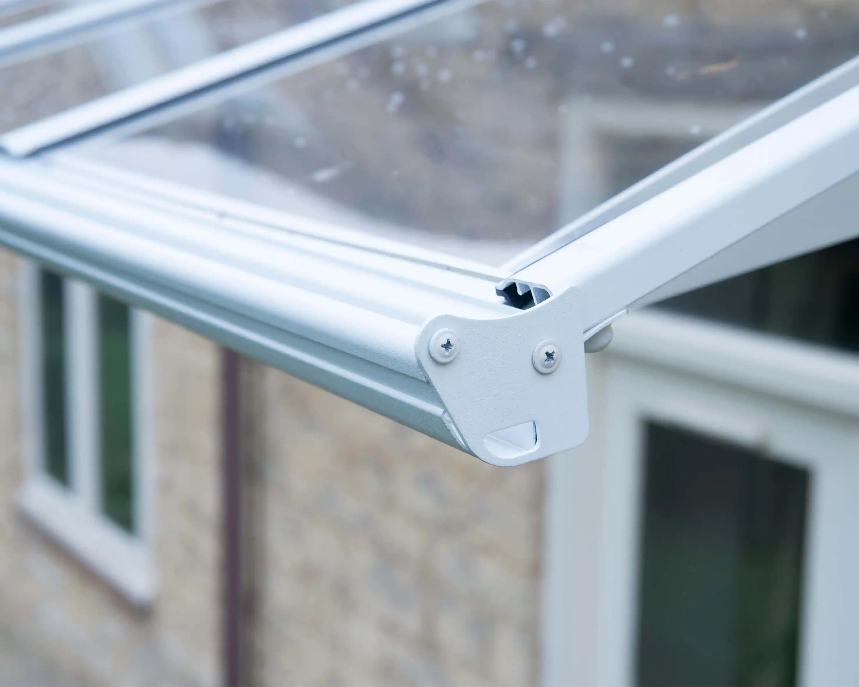 Canopia Bordeaux 670X140 cm Deur en Veranda Luifel Wit Helder