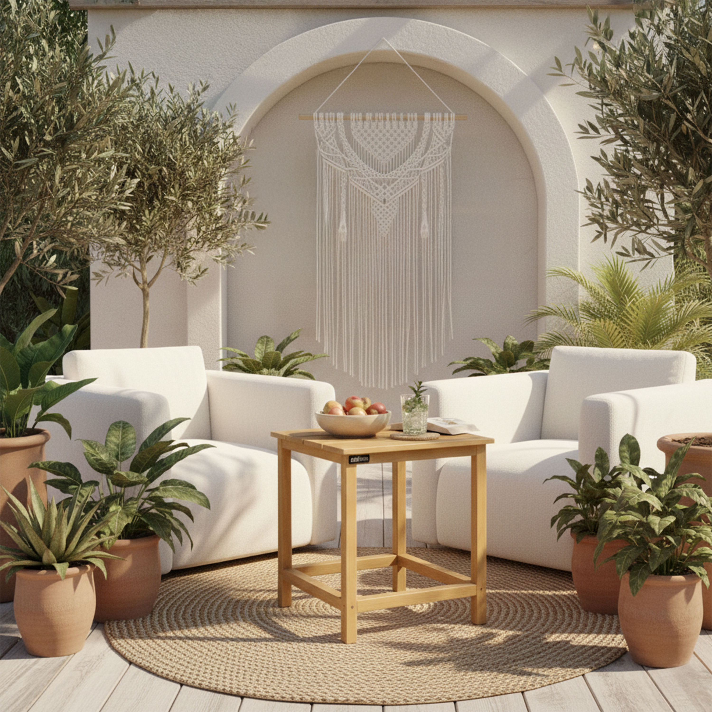 AXI Tess Side Table Brown