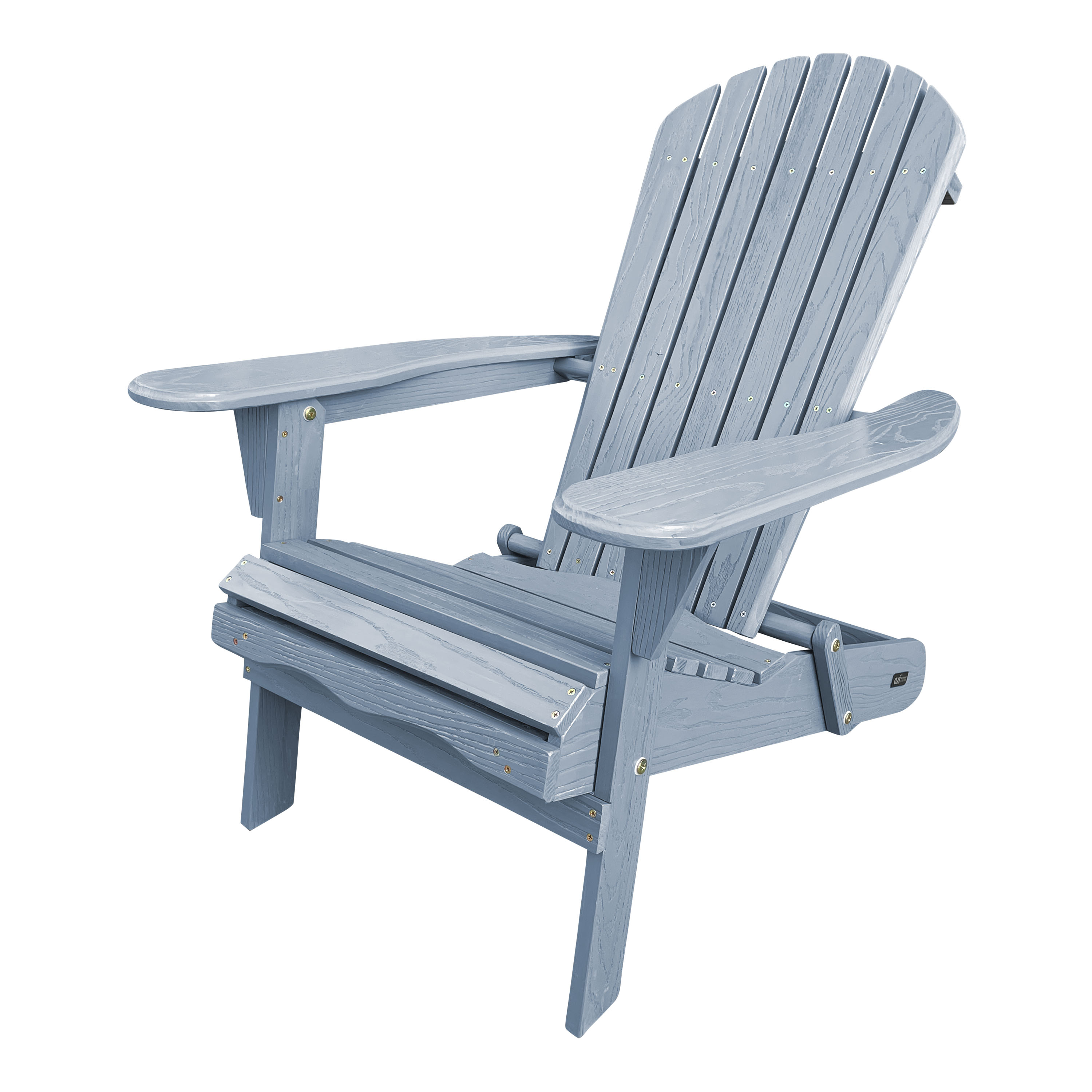 AXI Rosalie Folding Adirondack Chair Grey