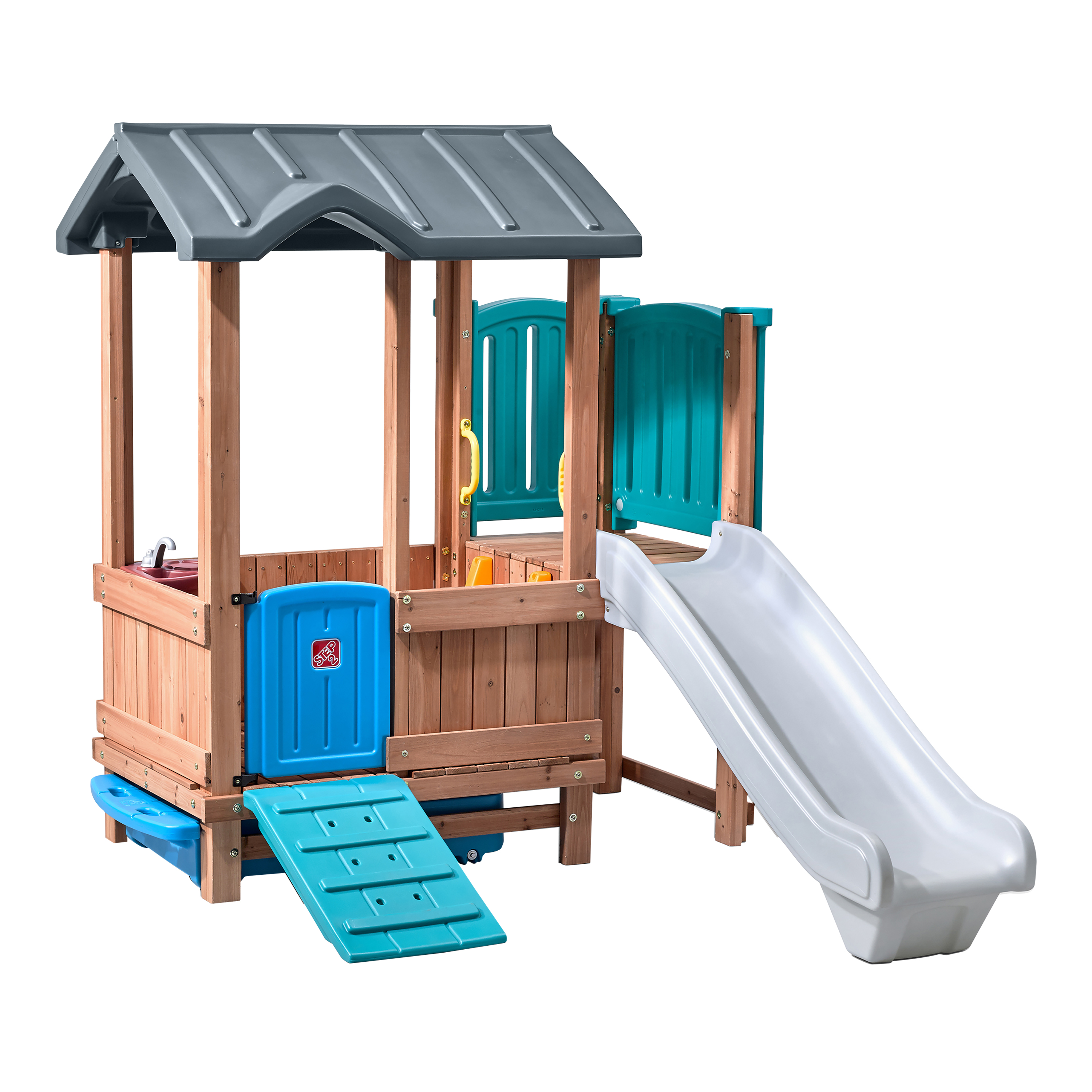 Step2 Playhouse Woodland Adventure Playhouse & Slide