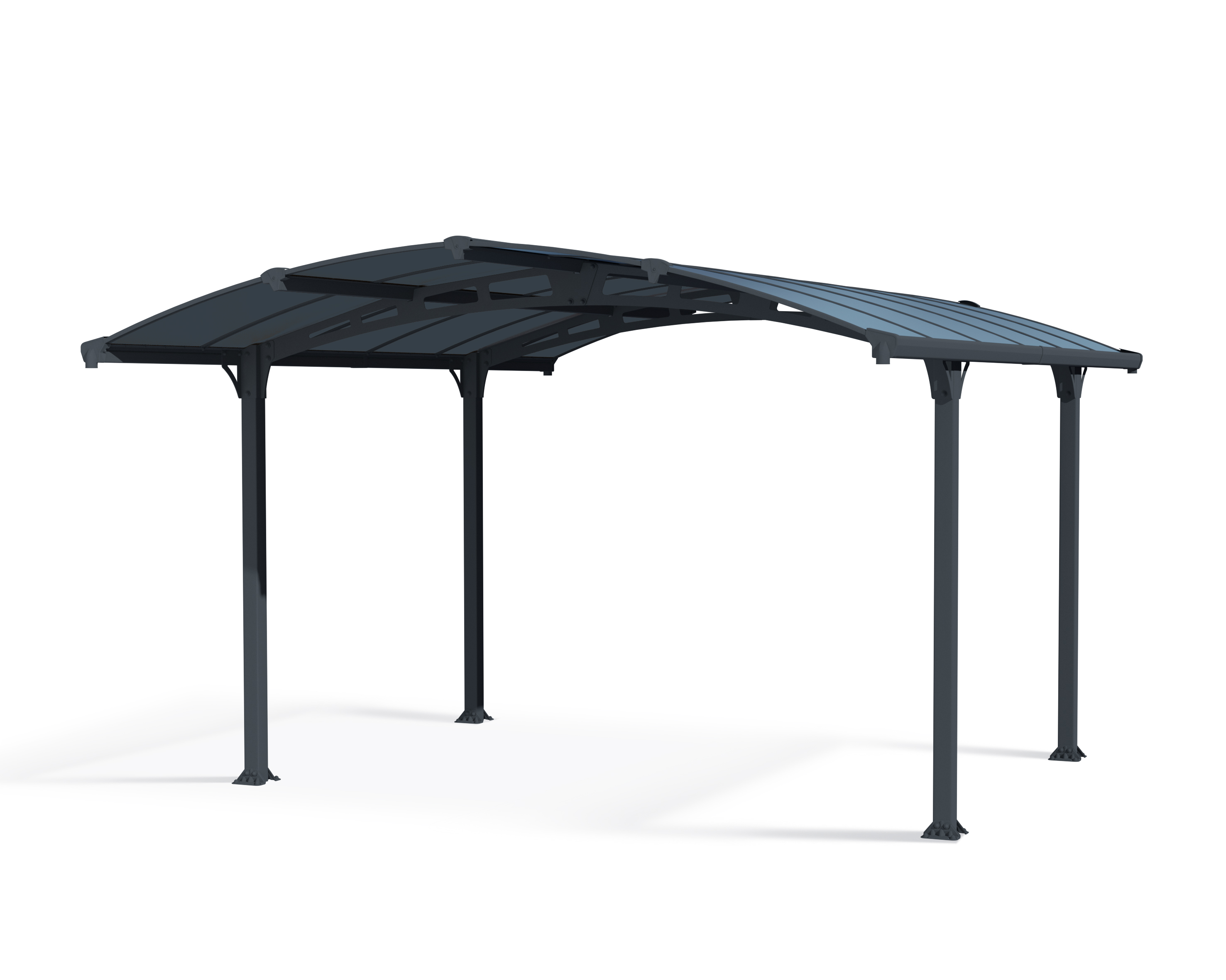 Canopia Arcadia  435X360 cm Carport Enkel Donkergrijs Brons