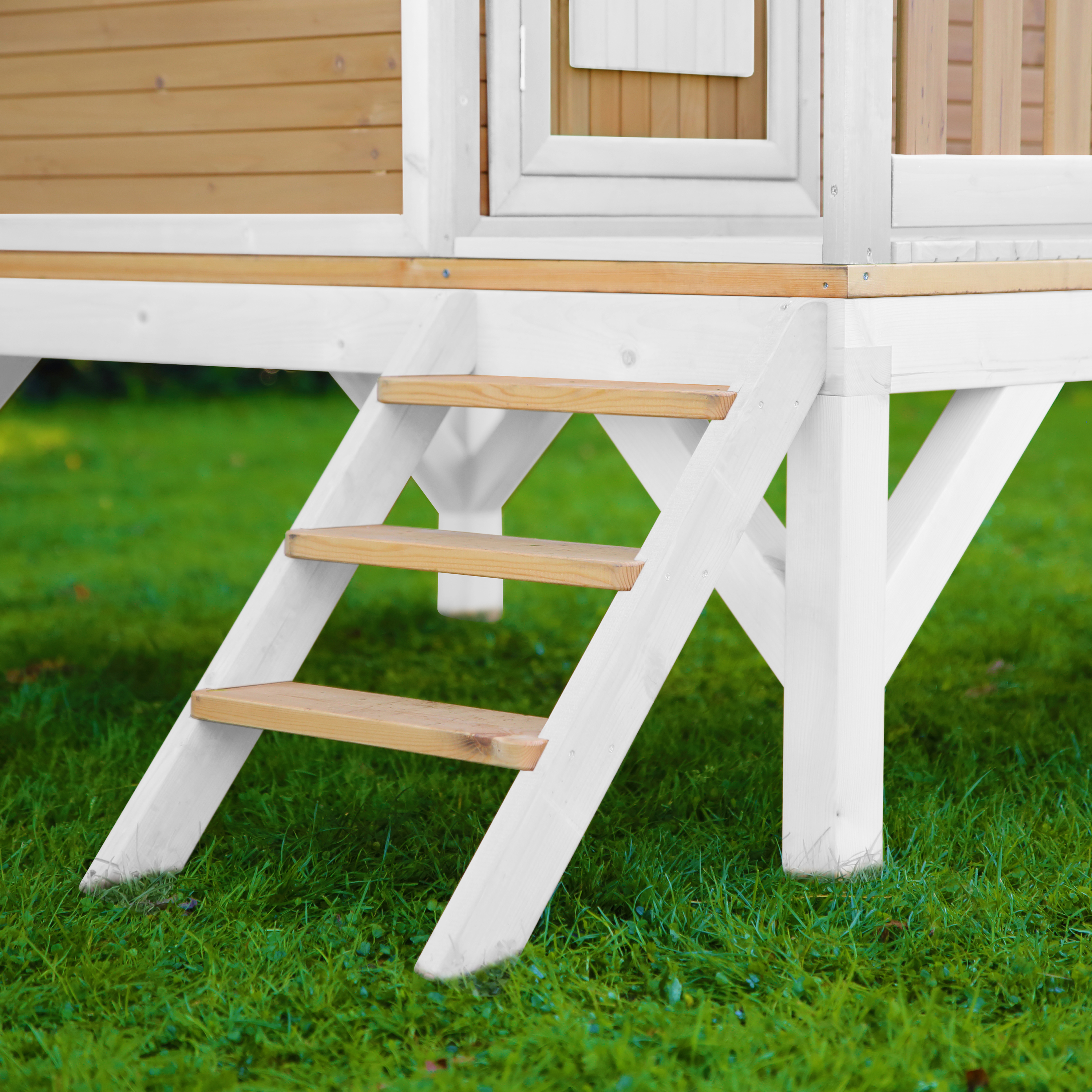 AXI Tom Playhouse Brown/White - Purple Slide