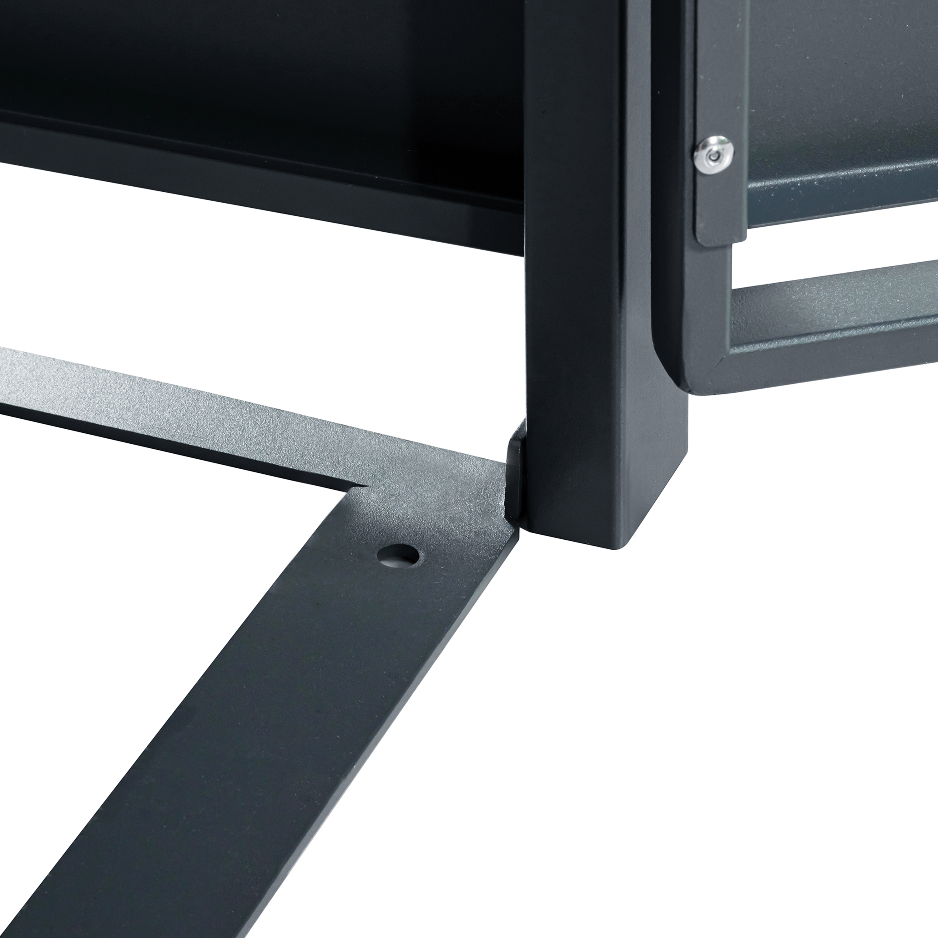 AXI Lucas Metal Garbage Bin Shed Anthracite/Wood look - 2 Garbage Bins