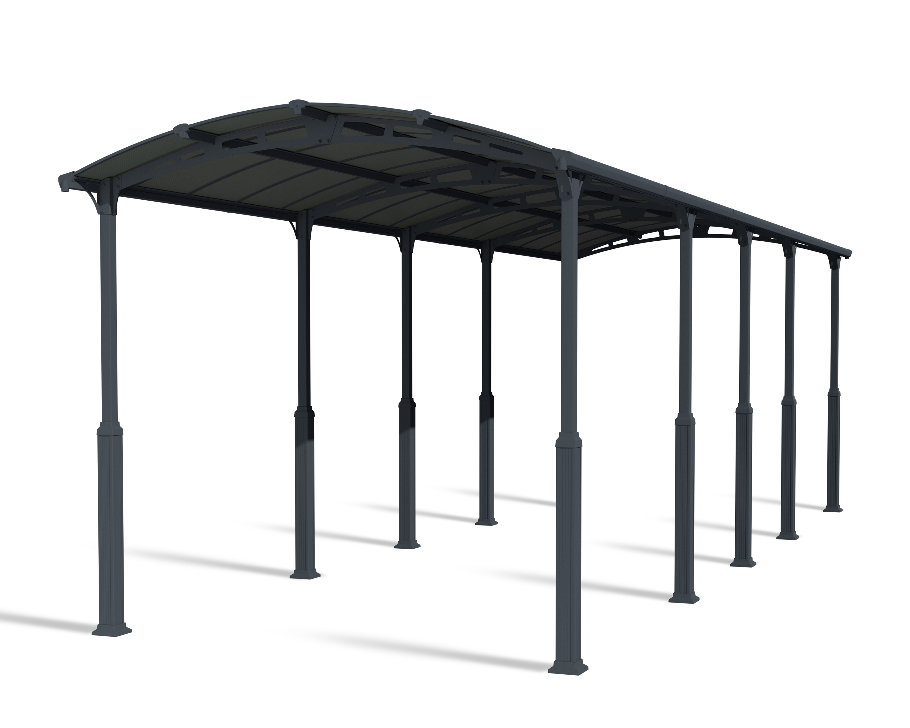 Canopia Alpine 1077X360X307 cm RV Carport en Boothuis Donkergrijs Brons-7290108601145 Canopia Alpine 1077X360X307 cm RV Carport en Boothuis Donkergrijs Brons