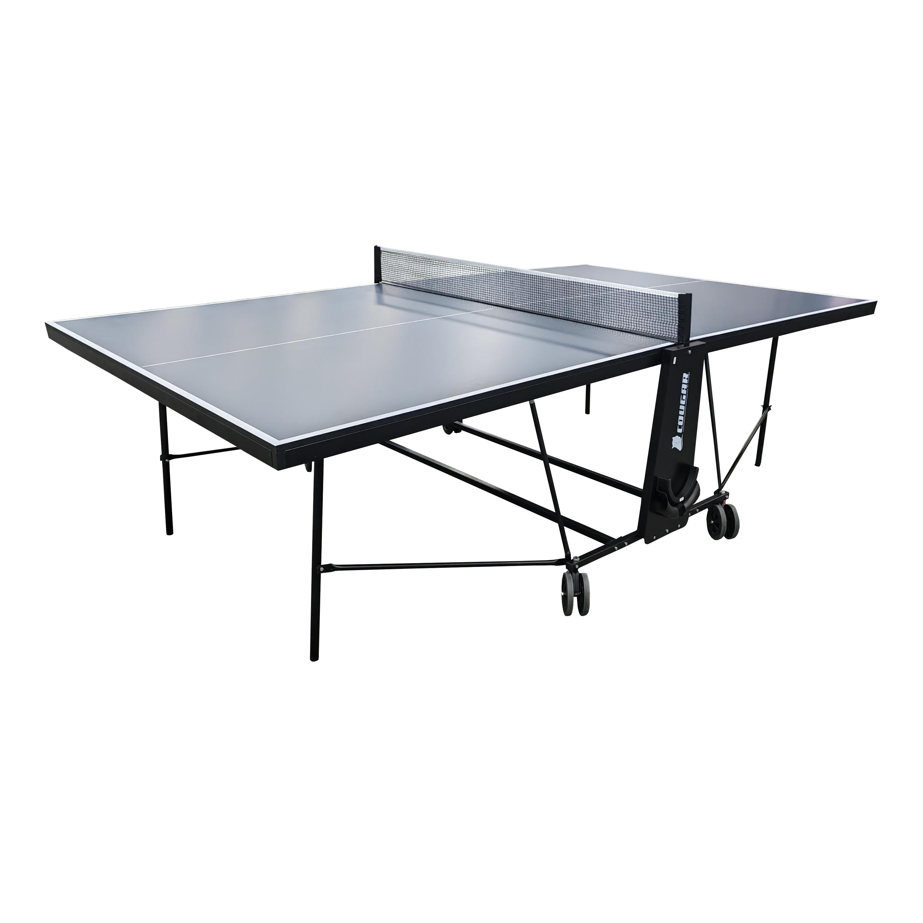 Cougar Table Tennis Table Plus 2800 Indoor Foldable - Grey