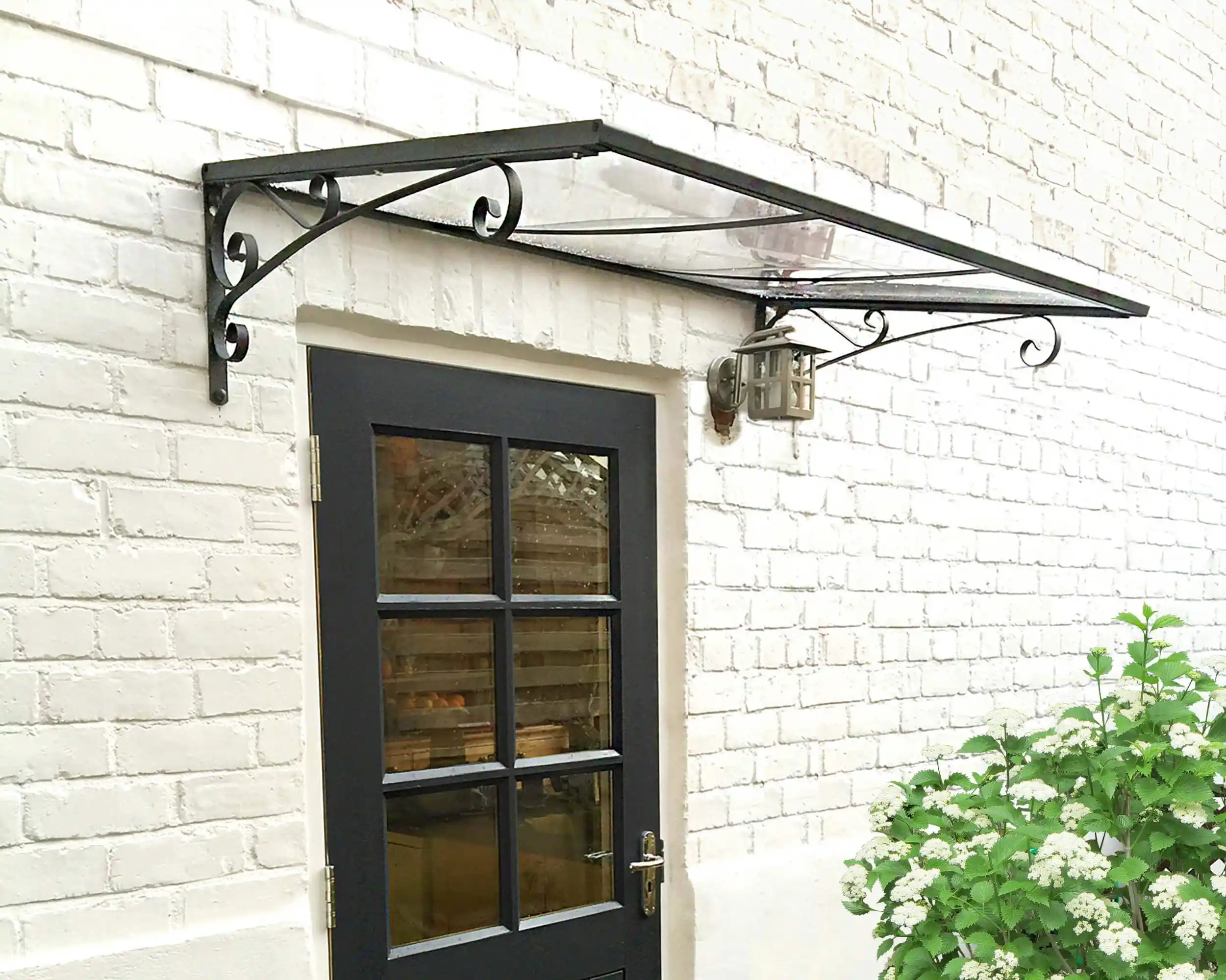 Canopia Venus Deur en Veranda Luifel 135X88X35 cm Donkergrijs Helder