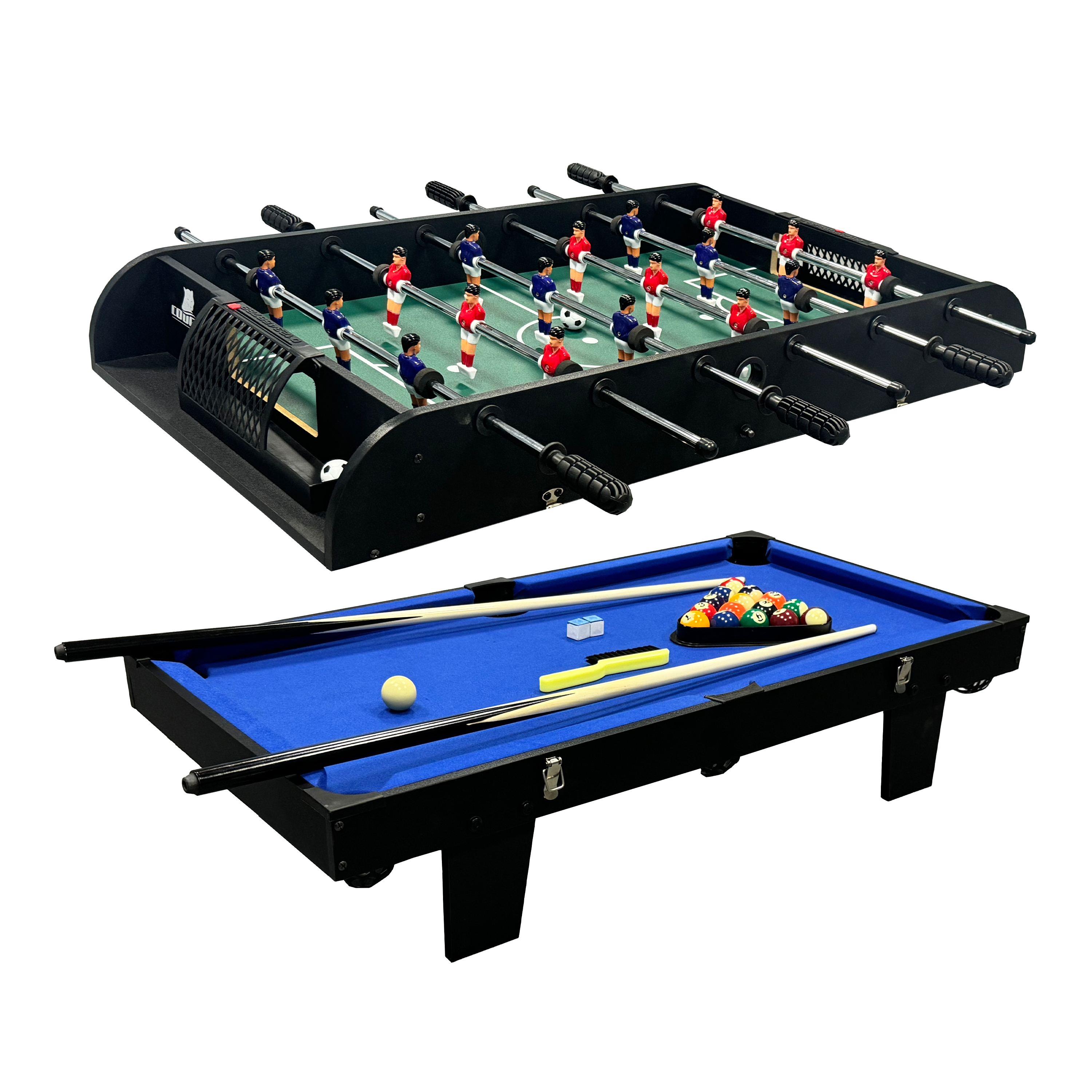 Cougar 2-en-1 Mini Table Multi Jeux Verte/Bleue