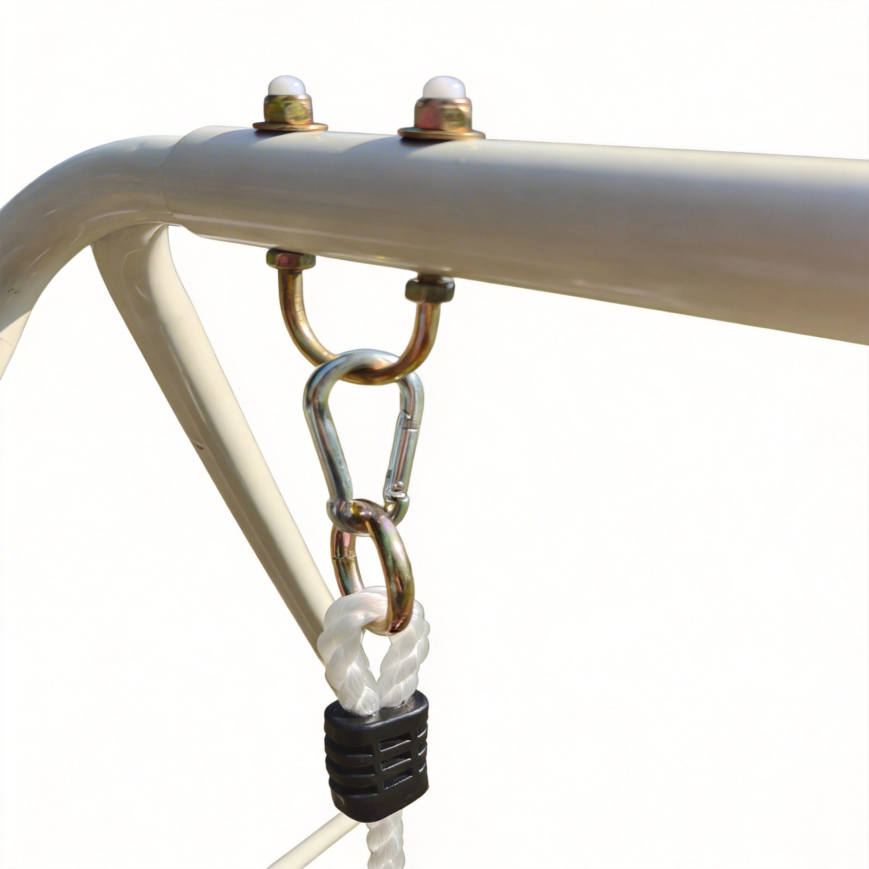 AXI Metal 2 in 1 Grow with me Swing with Baby Seat and Swing Seat - Green/Cream