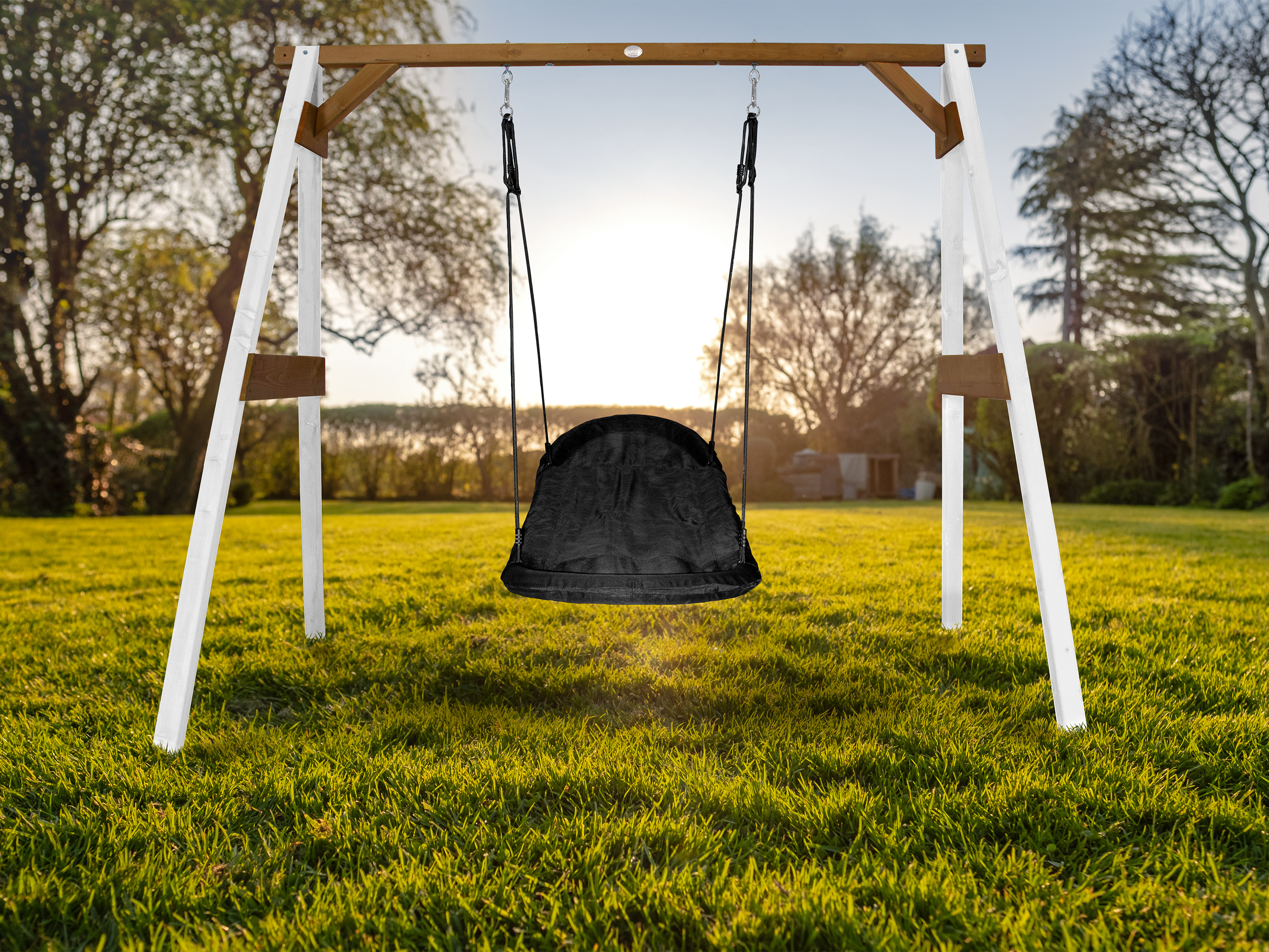 AXI Roxy Nest Swing Set - White/Brown