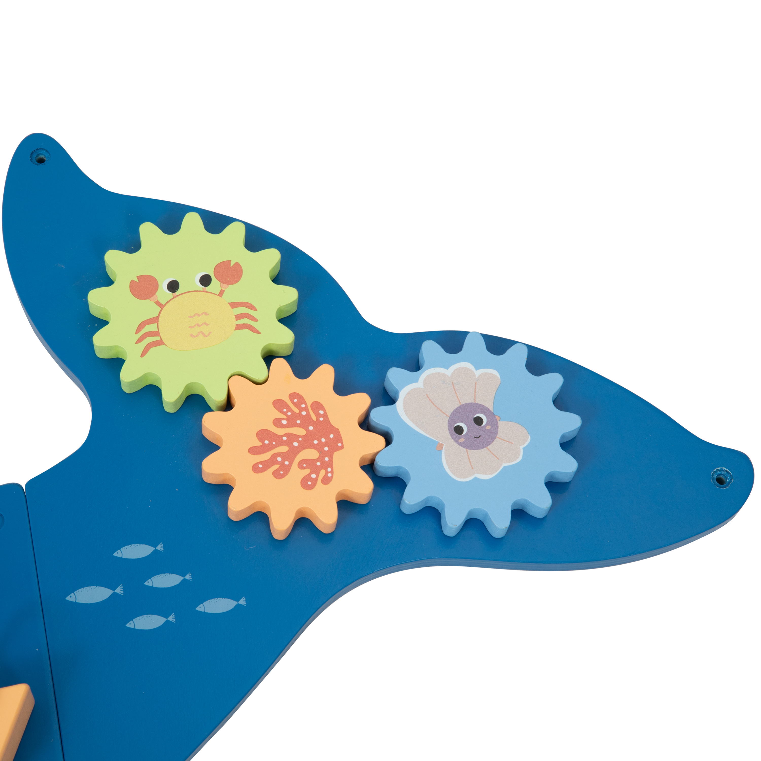 Tooky Toy Wooden Activity Panel Whale