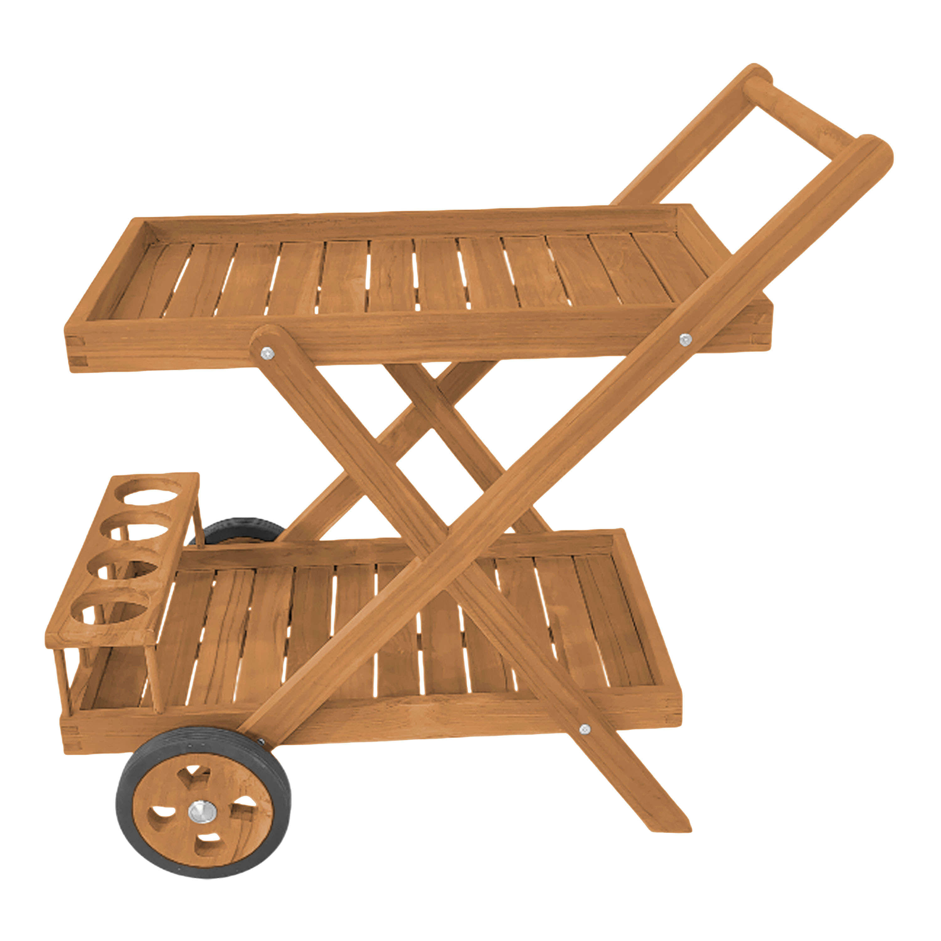 AXI Bodhi Teak Serving Trolley