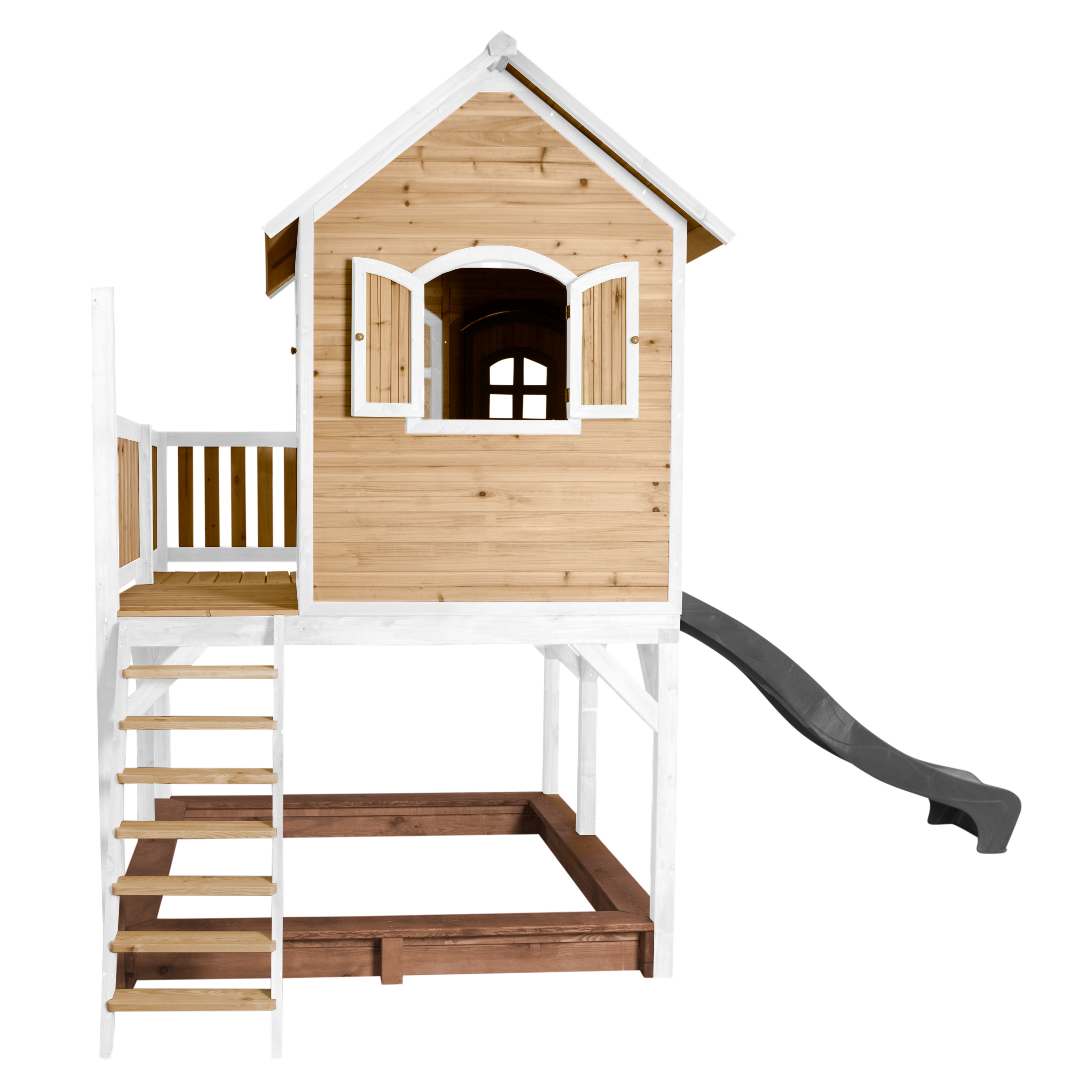 AXI Liam Playhouse Brown/White - Grey Slide