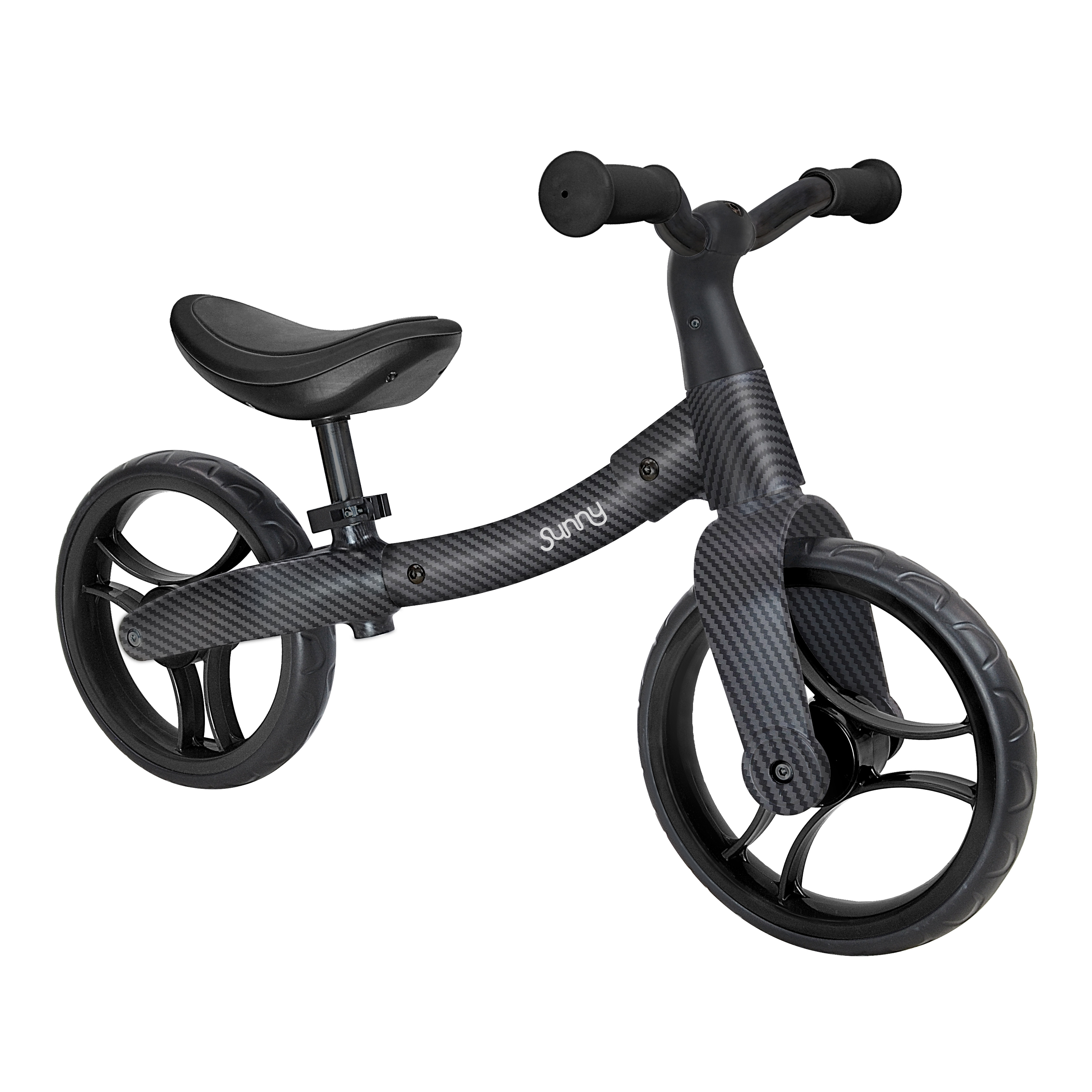 Sunny Balance Bike 3000 Draisienne en métal avec look en fibre de carbone