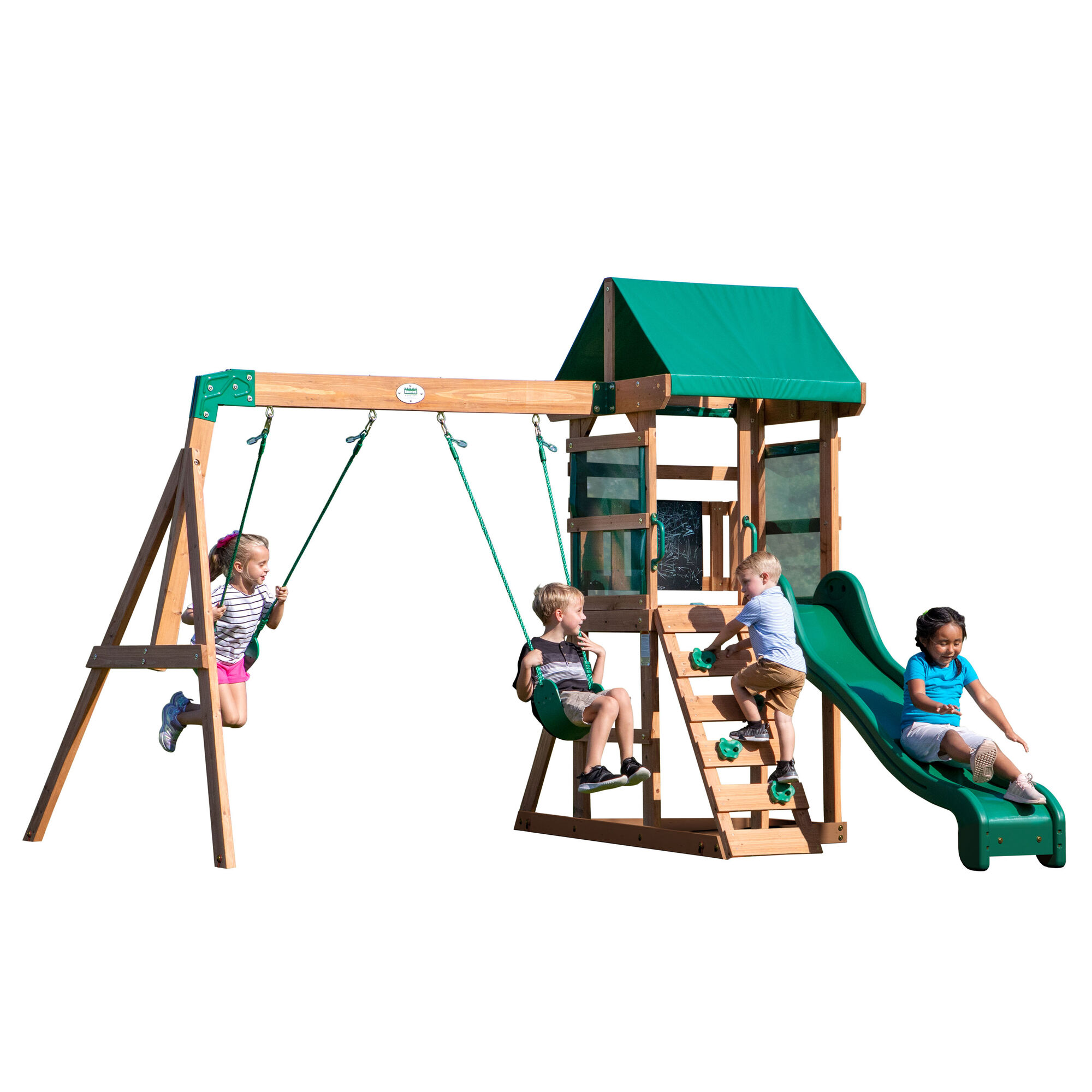 productfoto Backyard Discovery Buckley Hill Play Tower with Swings and Slide