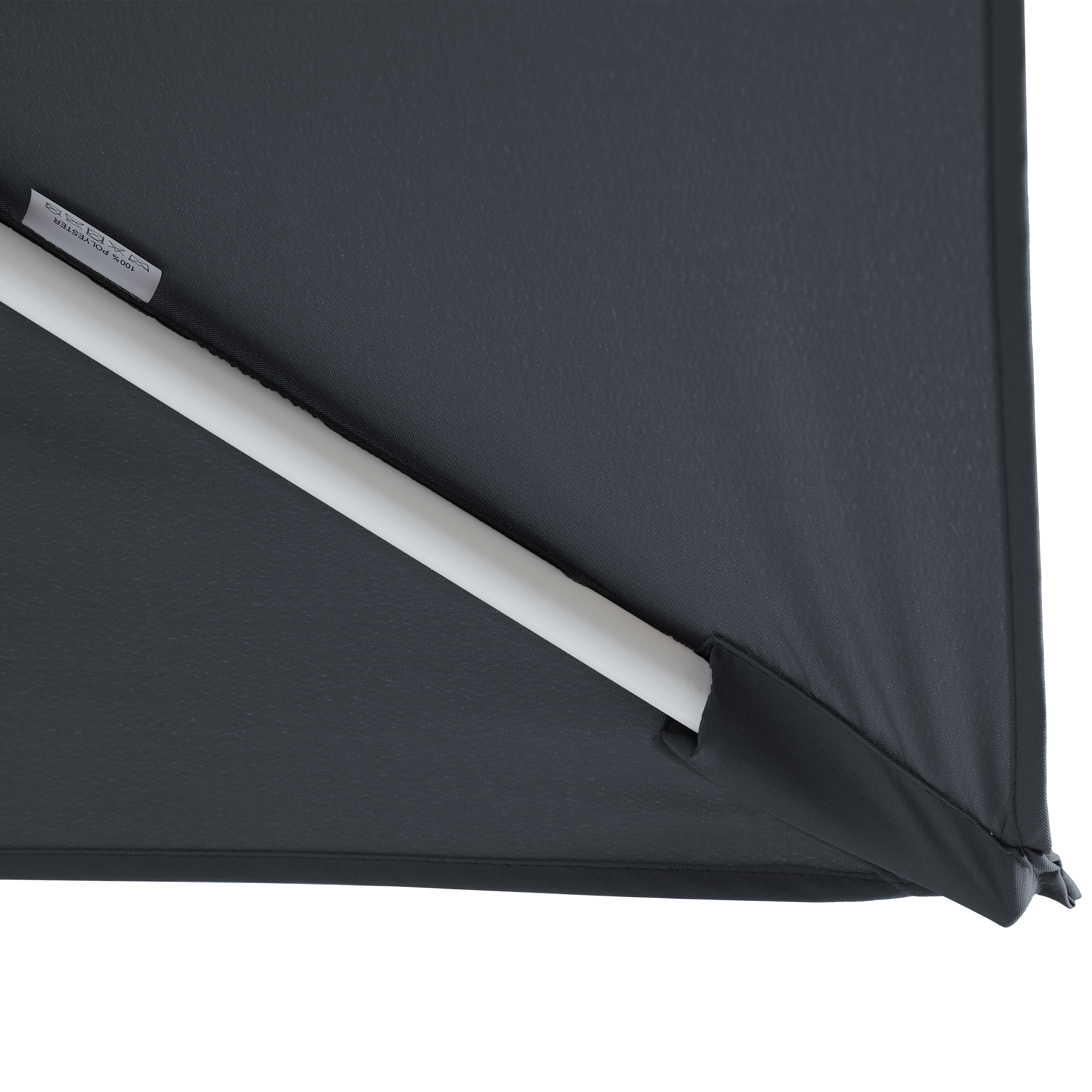 AXI Nima Parasol déporté 300x300cm Blanc/Gris 