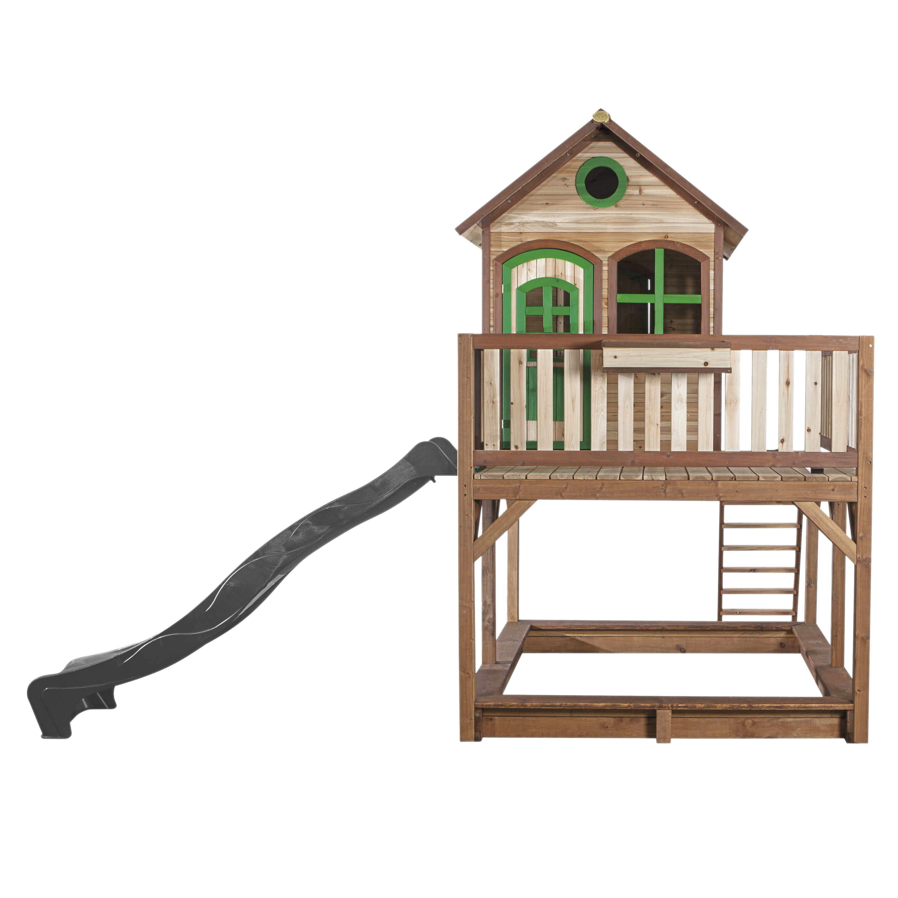 AXI Liam Playhouse Brown/Green - Grey Slide