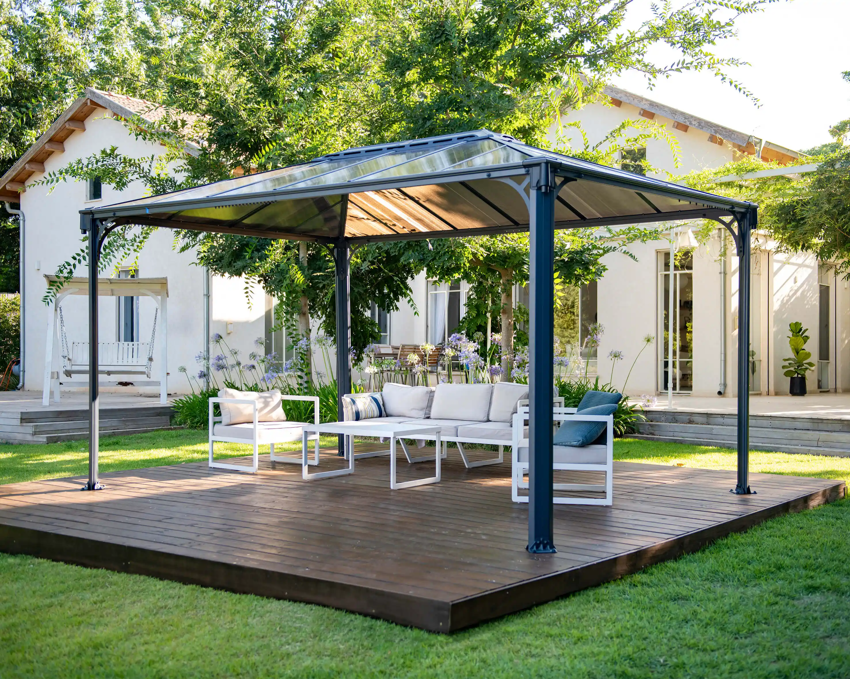 Canopia Martinique 430X295 cm tuinpaviljoen Donkergrijs Brons-7290108130249 Canopia Martinique 430X295 cm tuinpaviljoen Donkergrijs Brons