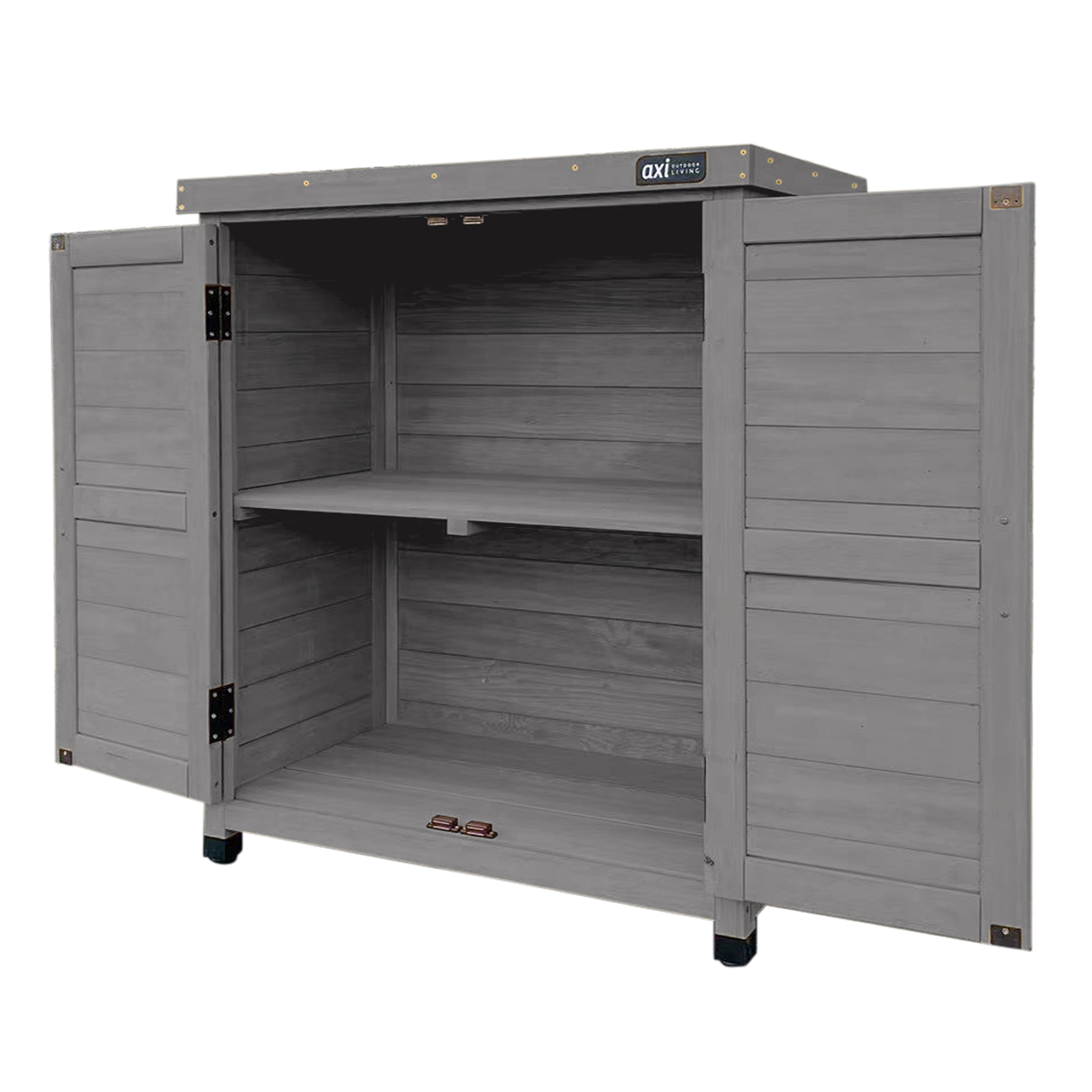 Felix wooden storage cabinet Warm Grey