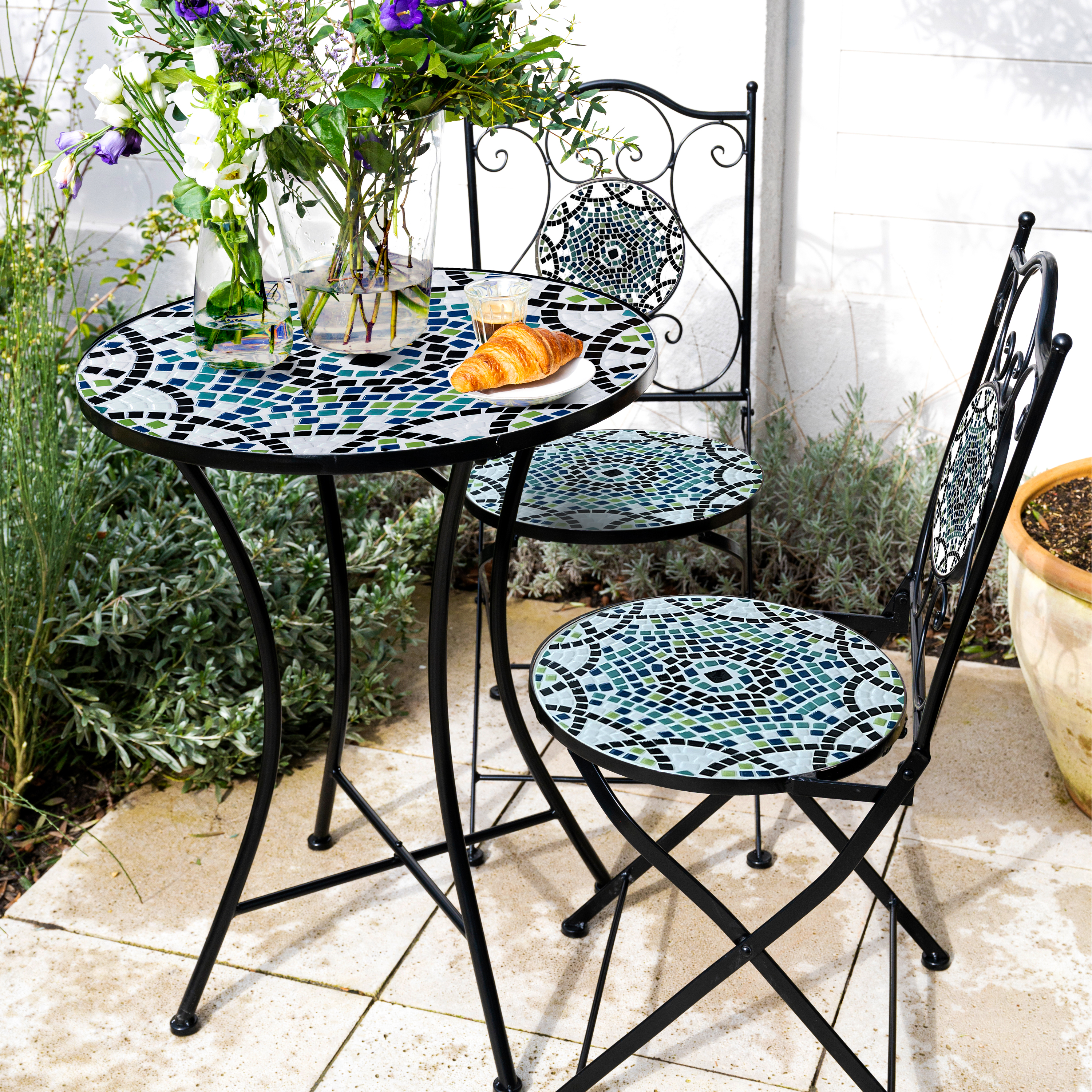 AXI Amélie Chaise Bistrot Mosaïque Multi couleur