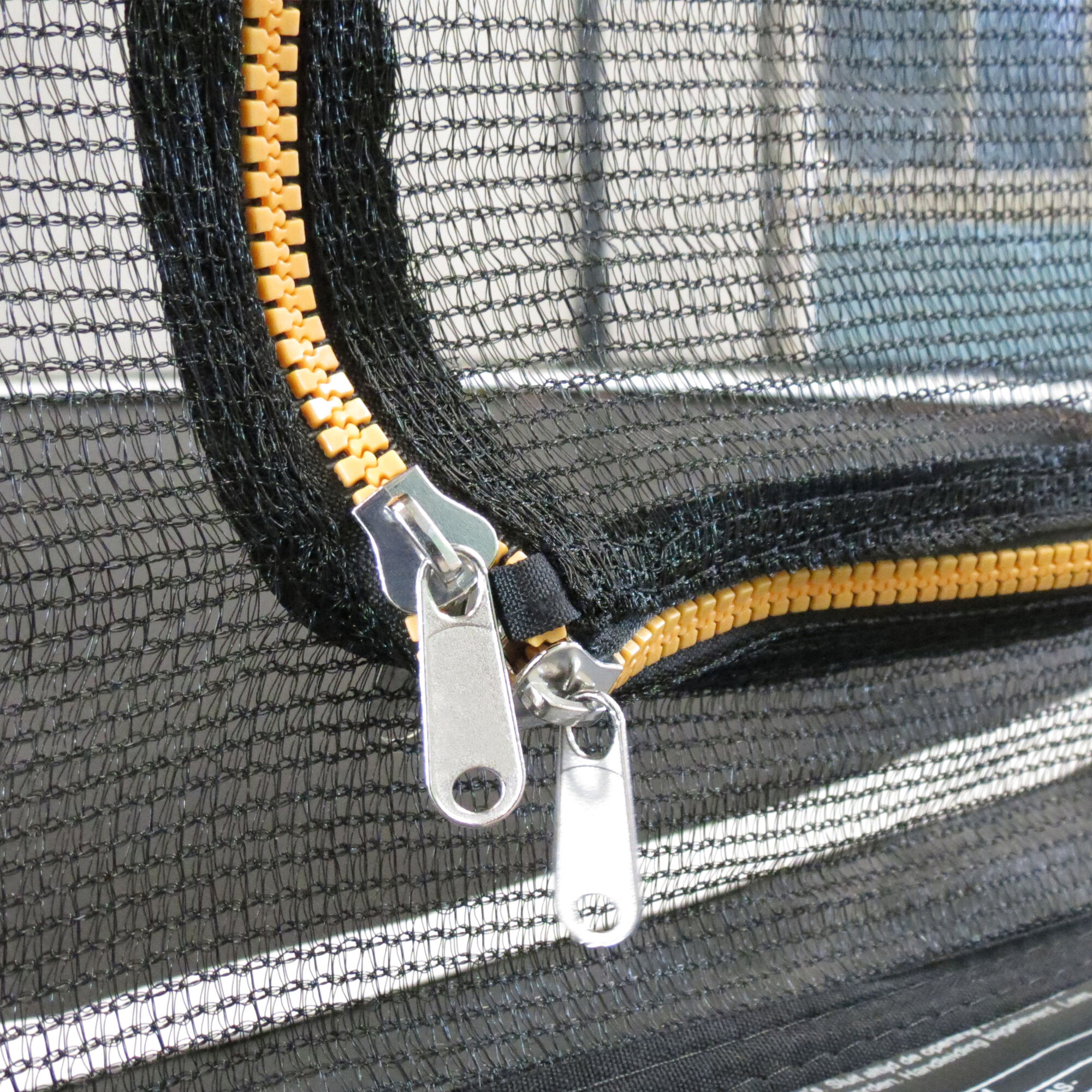 AXI Denver Trampoline 12ft met ladder - Onground - Zwart