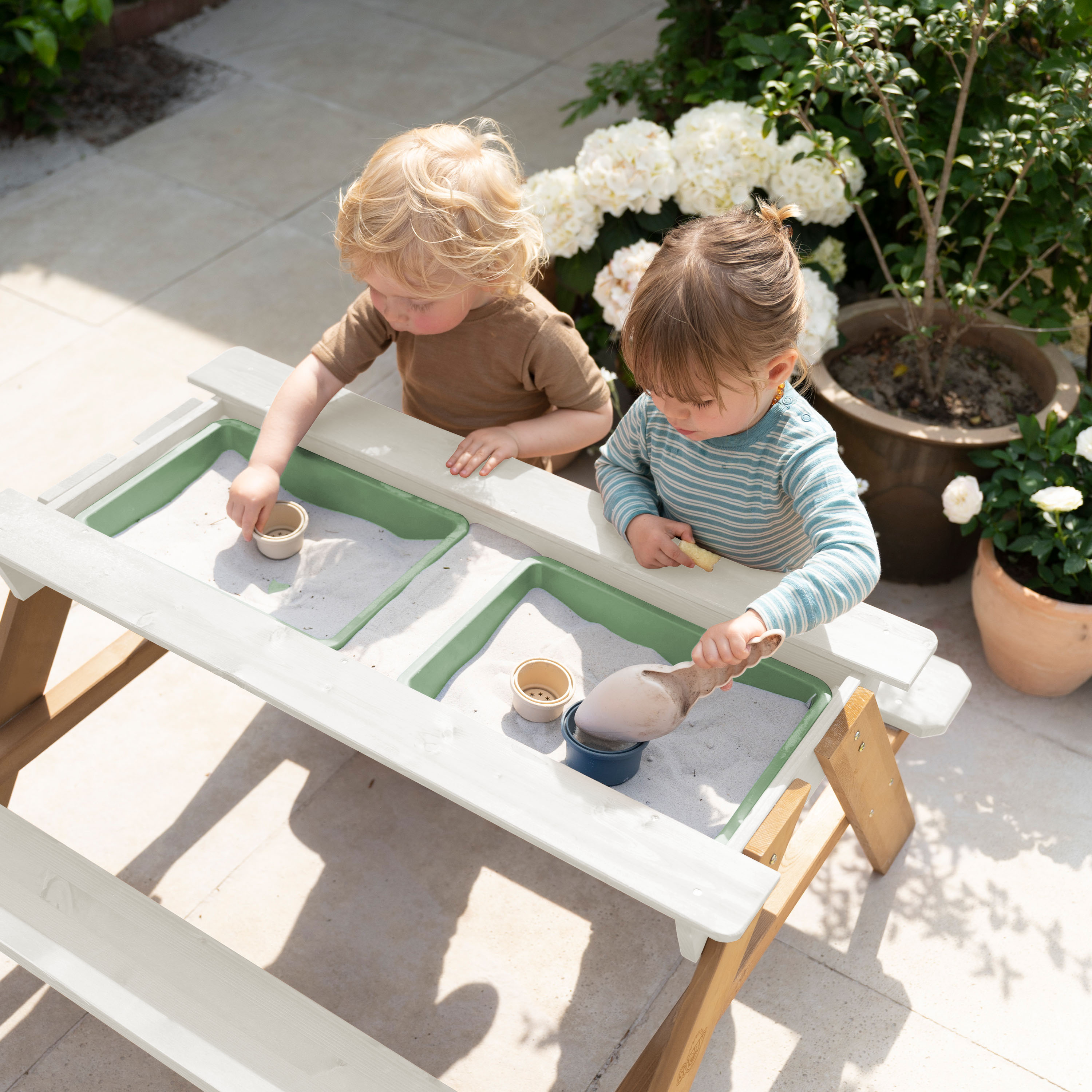 Sunny Dave Sand & Water Picknicktable - Beige