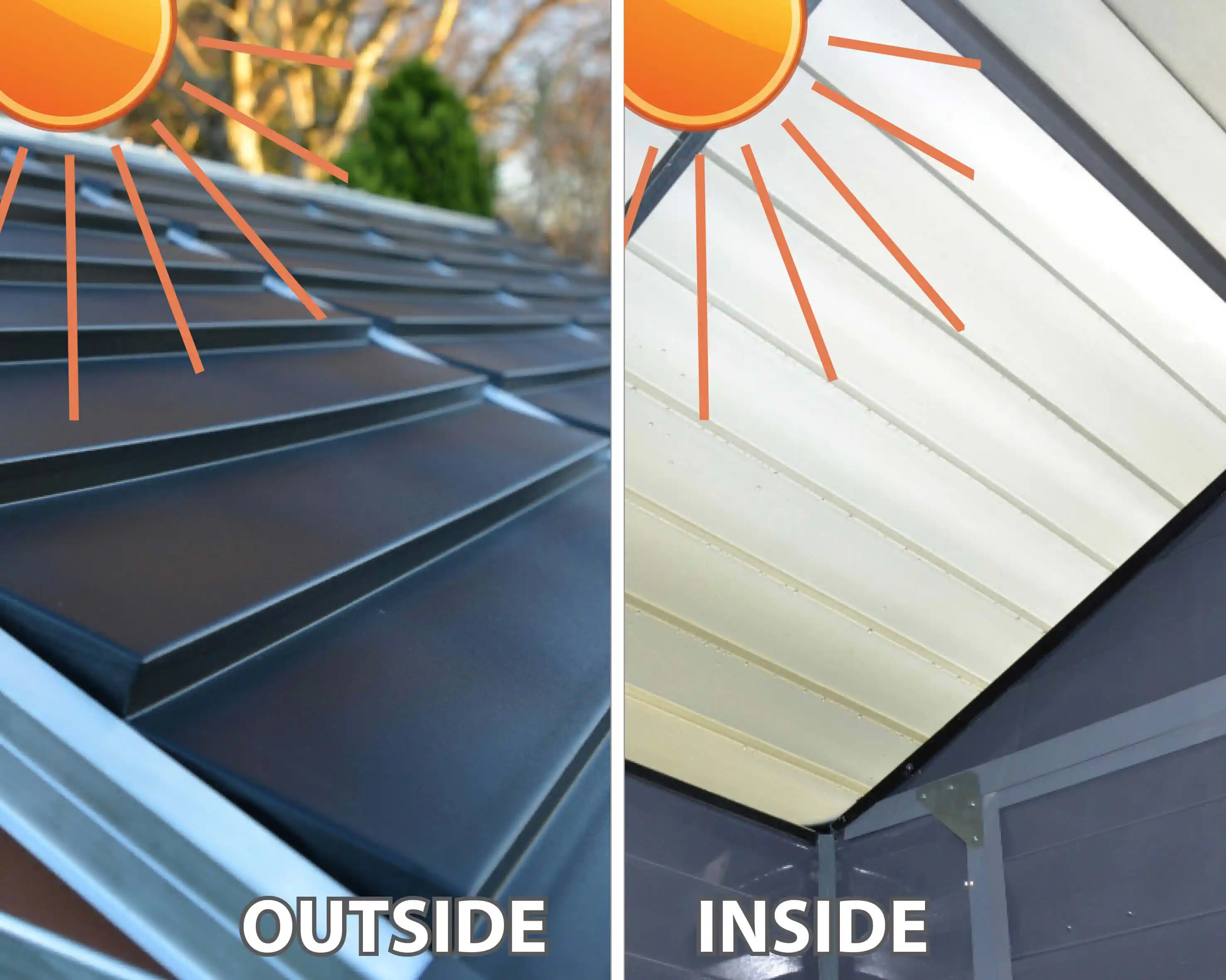 Canopia Skylight 154X185X217 cm Openlucht schuur voor tuin Donkergrijs Deco