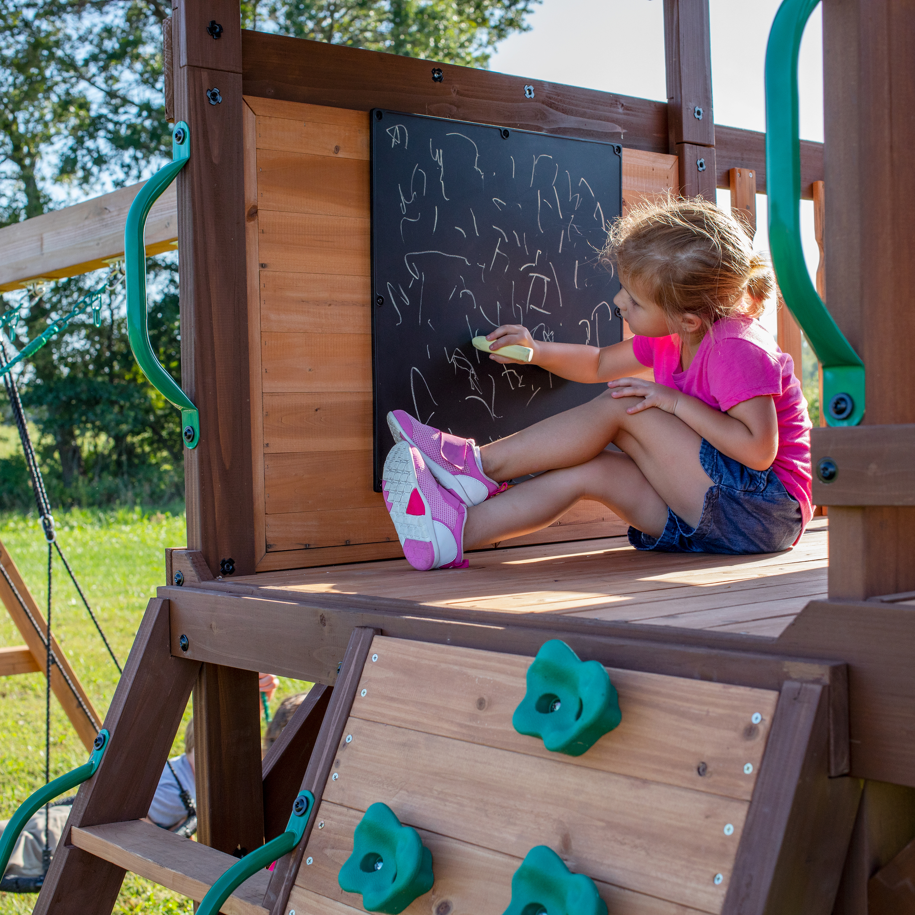 Backyard Discovery Cedar Cove Climbing Frame-0752113001053 Backyard Discovery Cedar Cove Climbing Frame
