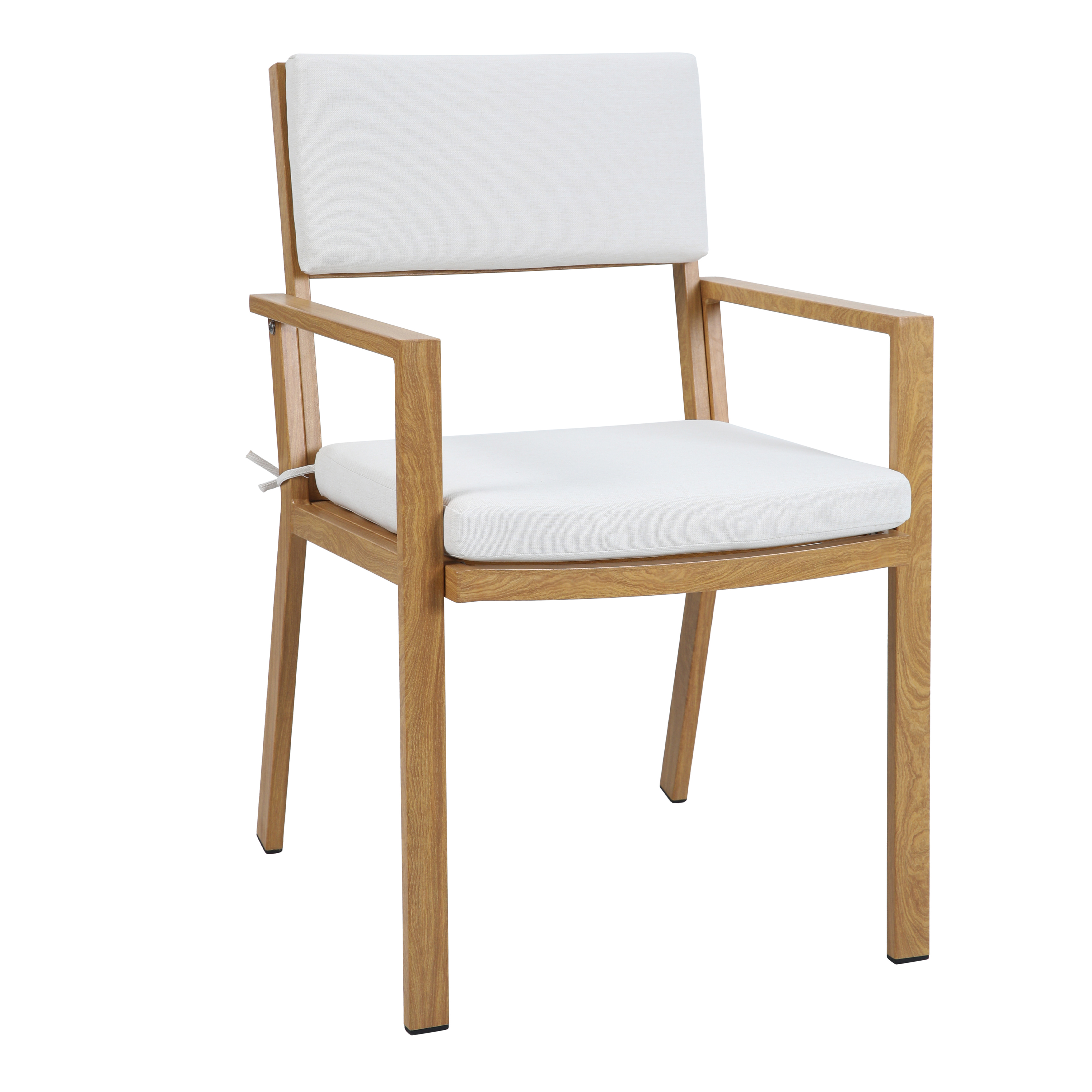 AXI Jada Salon de jardin avec 6 chaises, Aspect Bois/beige