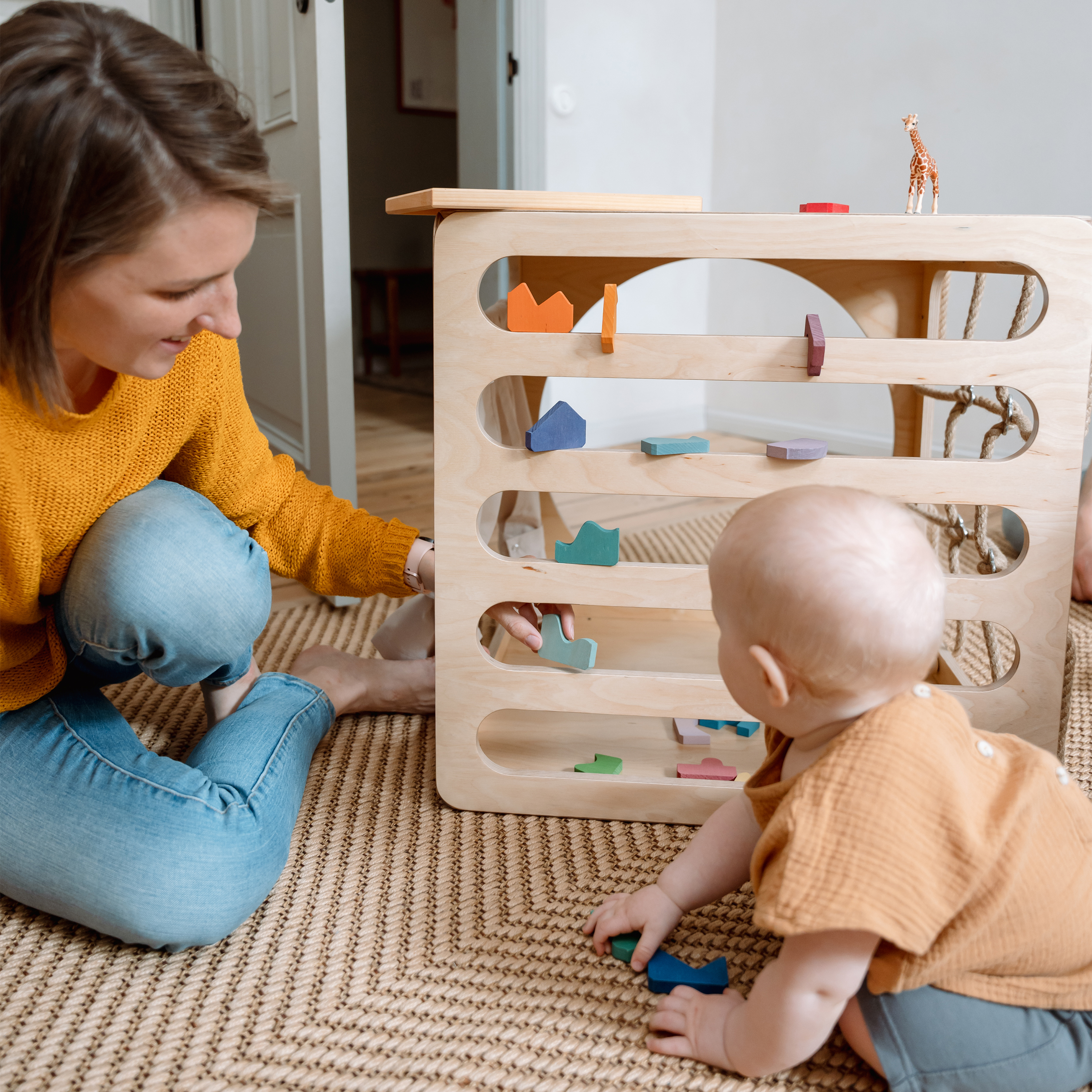 Ette Tete Cubitri Cube d'activités en bois