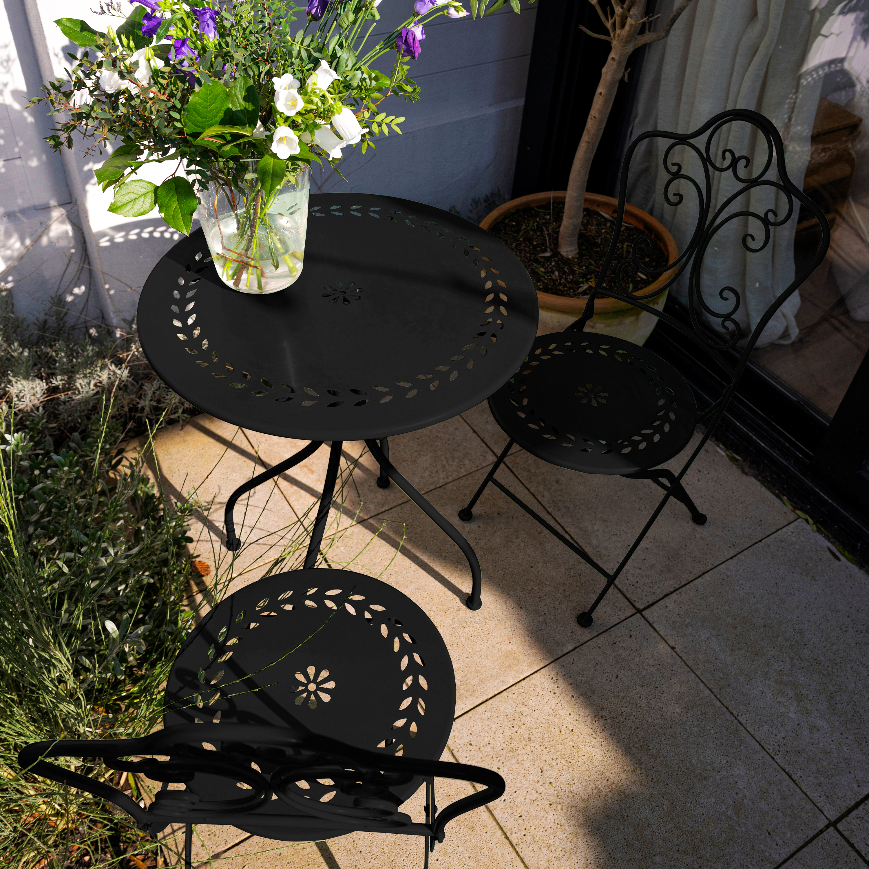 AXI Marilou Bistro Set Romantic - Anthracite