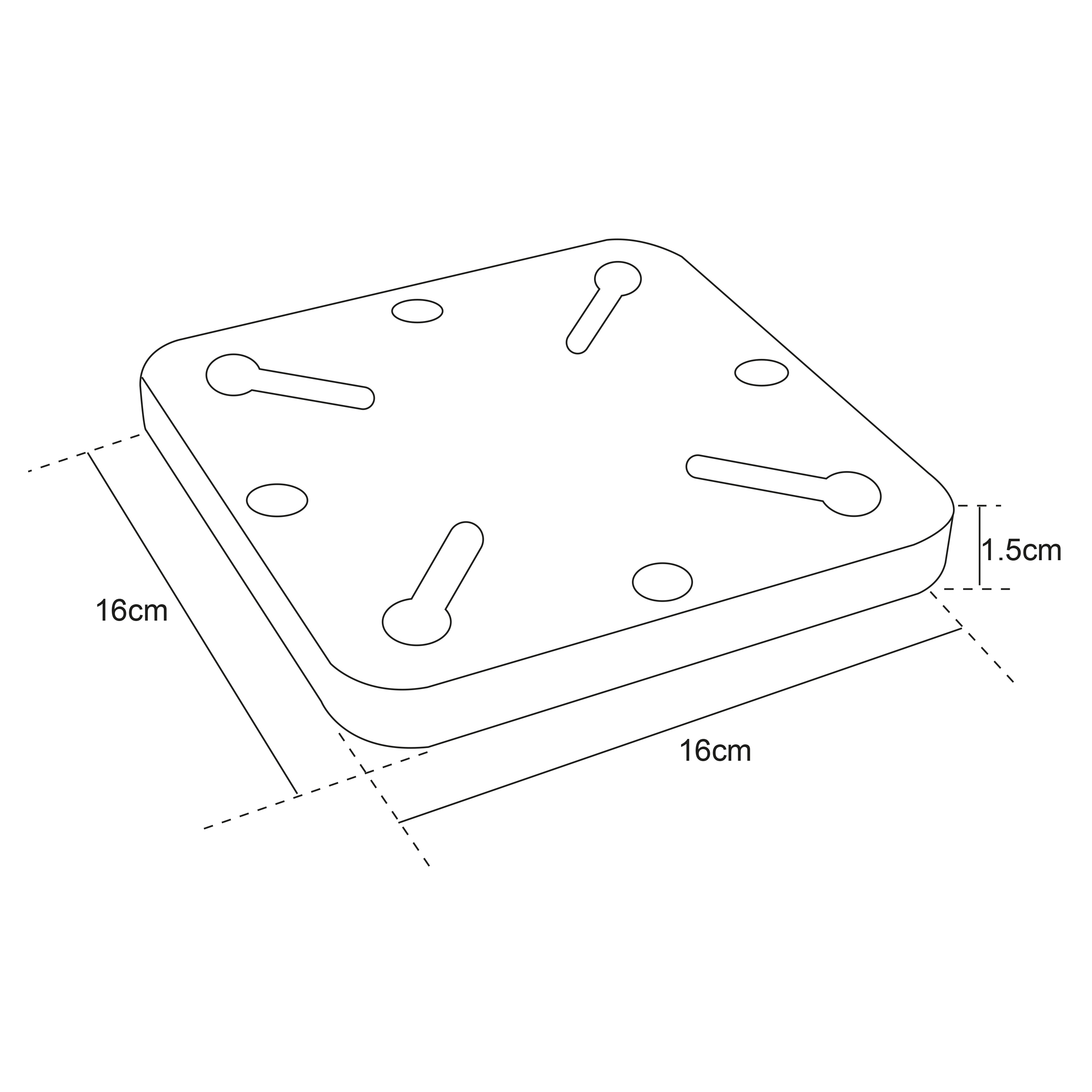 AXI Parasol Foot Adapter Anthracite