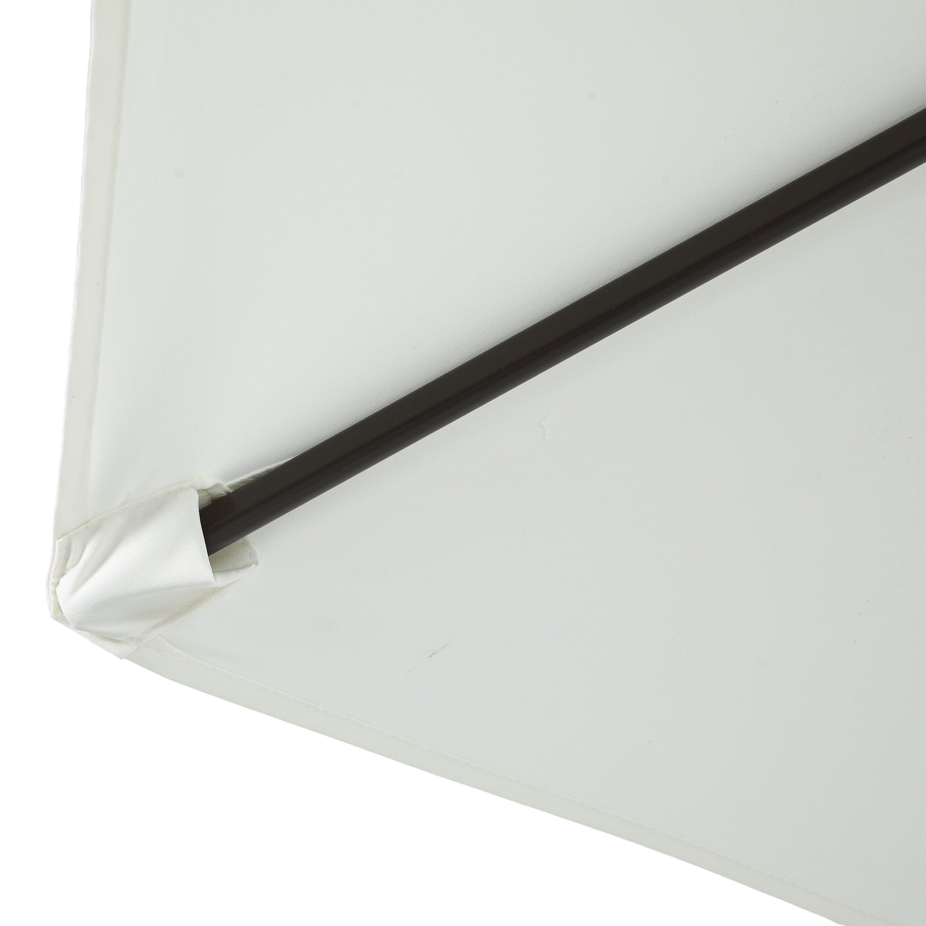 AXI Noor Centre Pole Parasol Ø 300cm incl. parasol base Oak-look/Beige