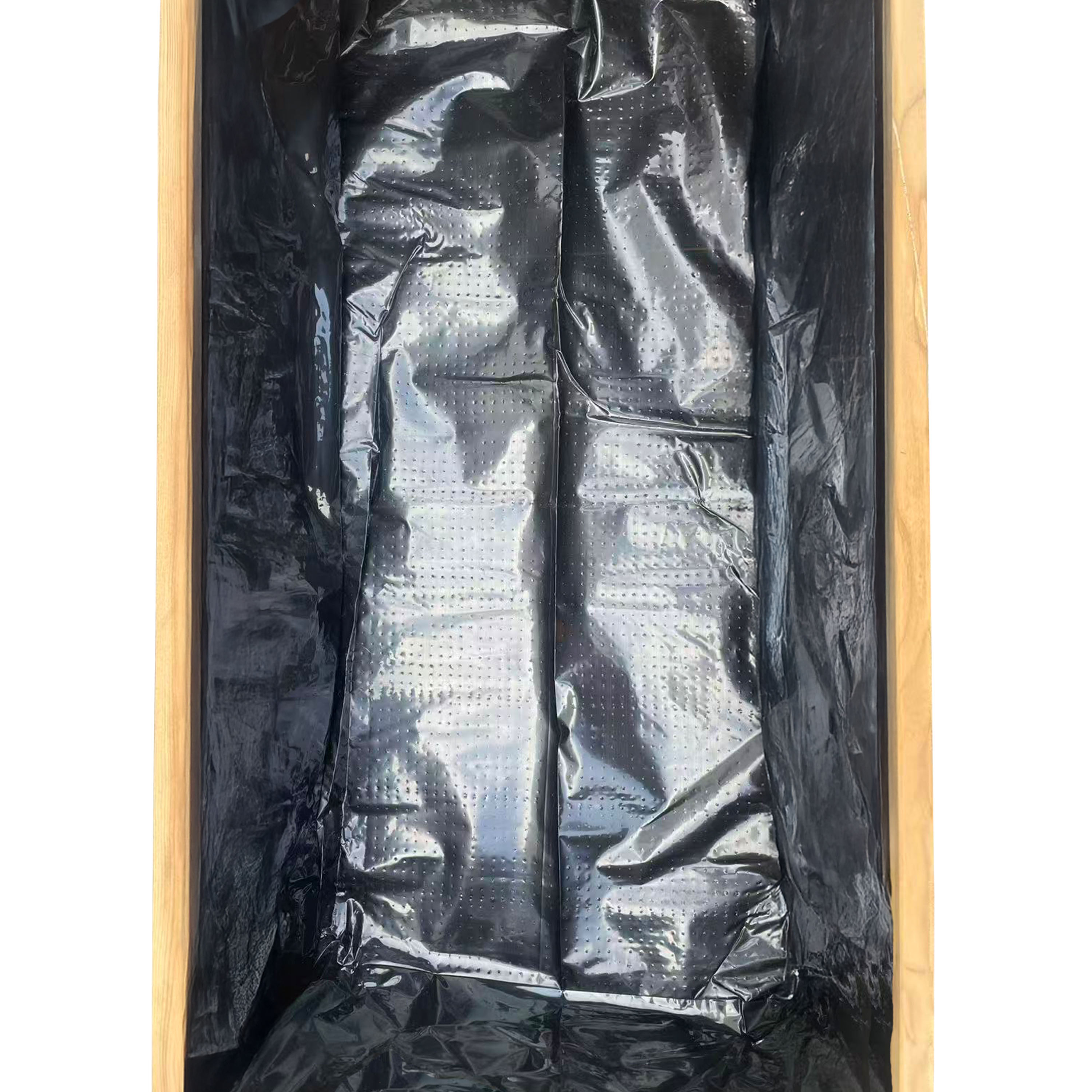 AXI Ari Raised Planter with Storage Shelf Brown