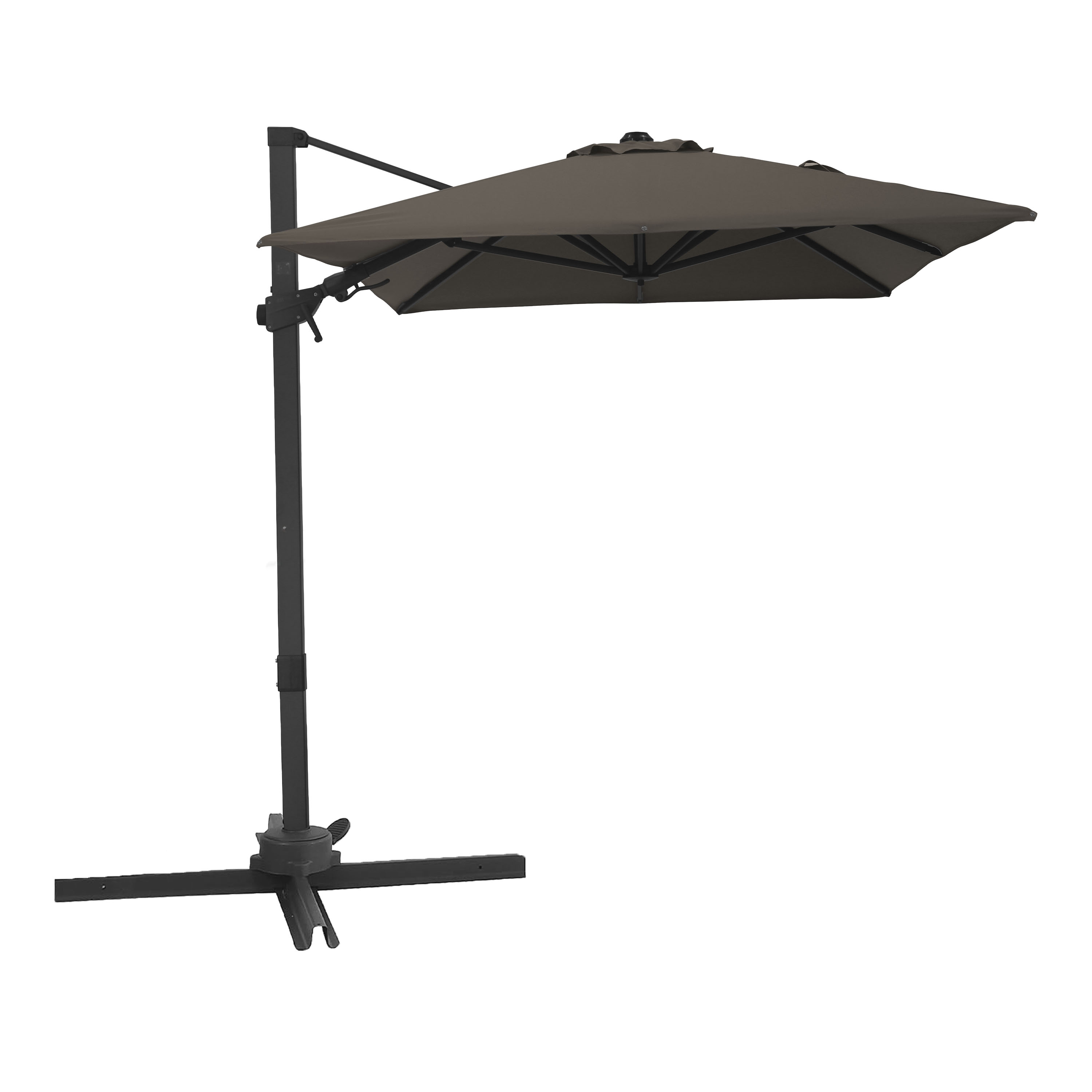 AXI Nyra Cantilever Parasol 200x300 cm Anthracite /Taupe