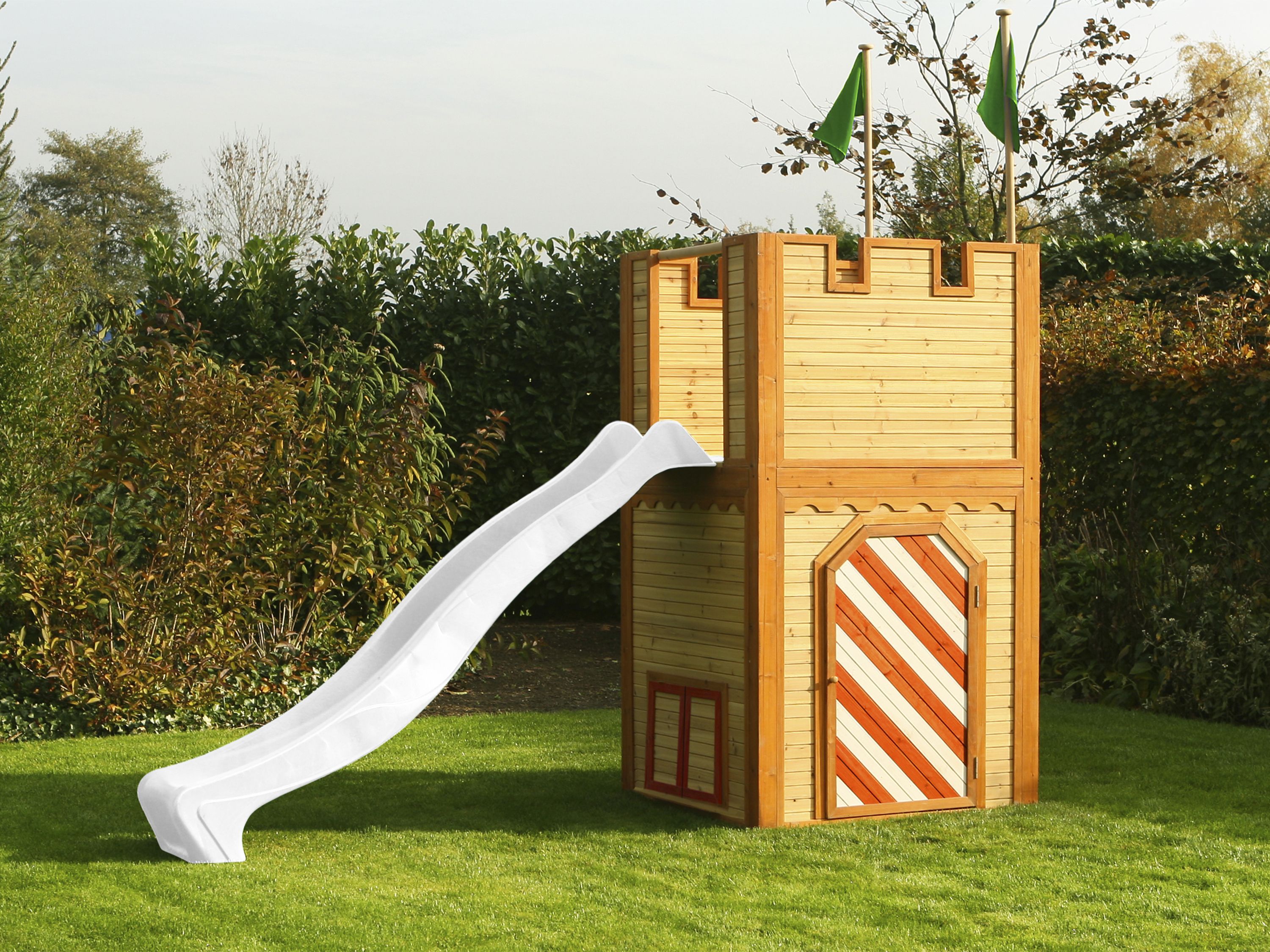 AXI Arthur Playhouse Brown/Red - White Slide