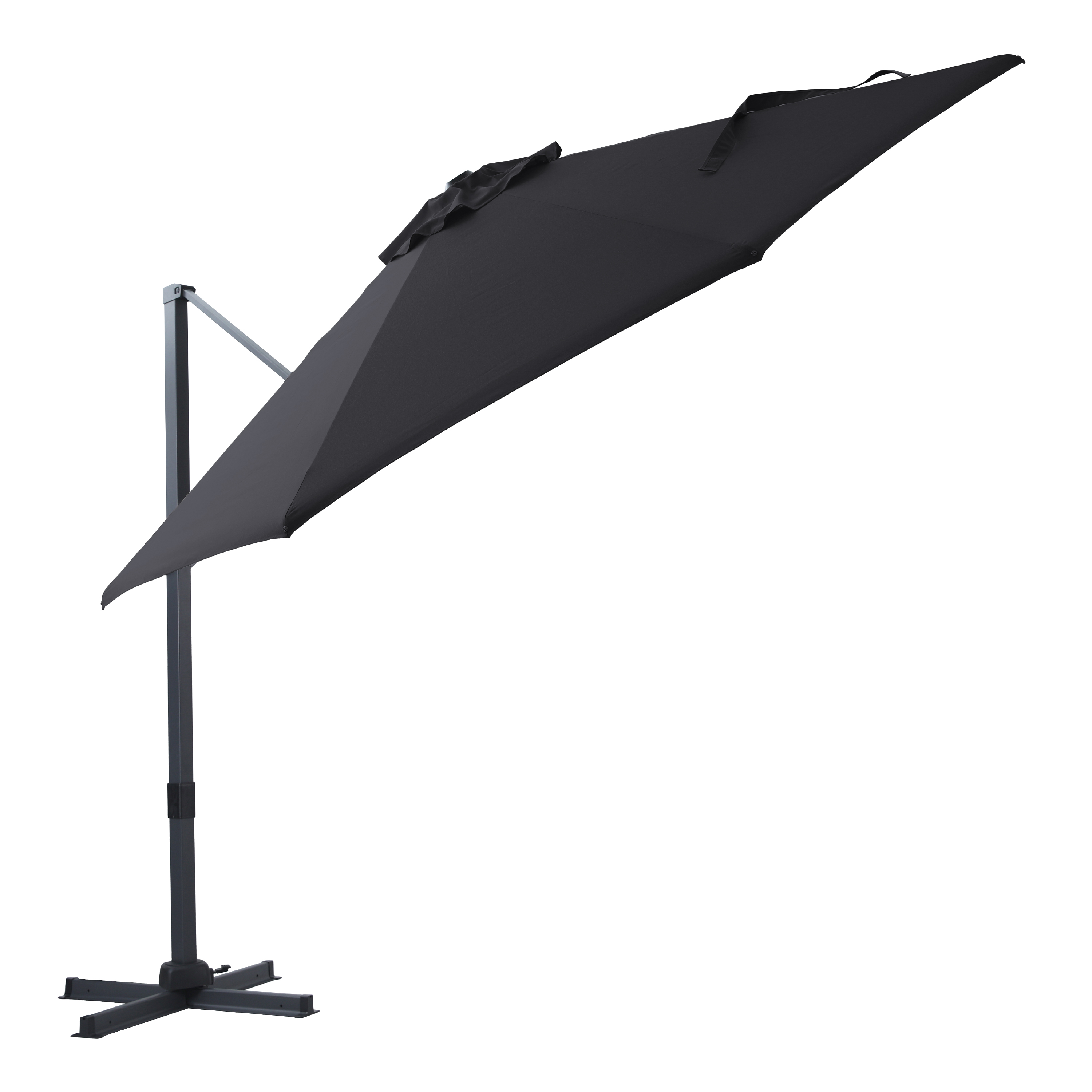 AXI Cyrus Premium Zweefparasol Ã˜ 300cm Antraciet/grijs 