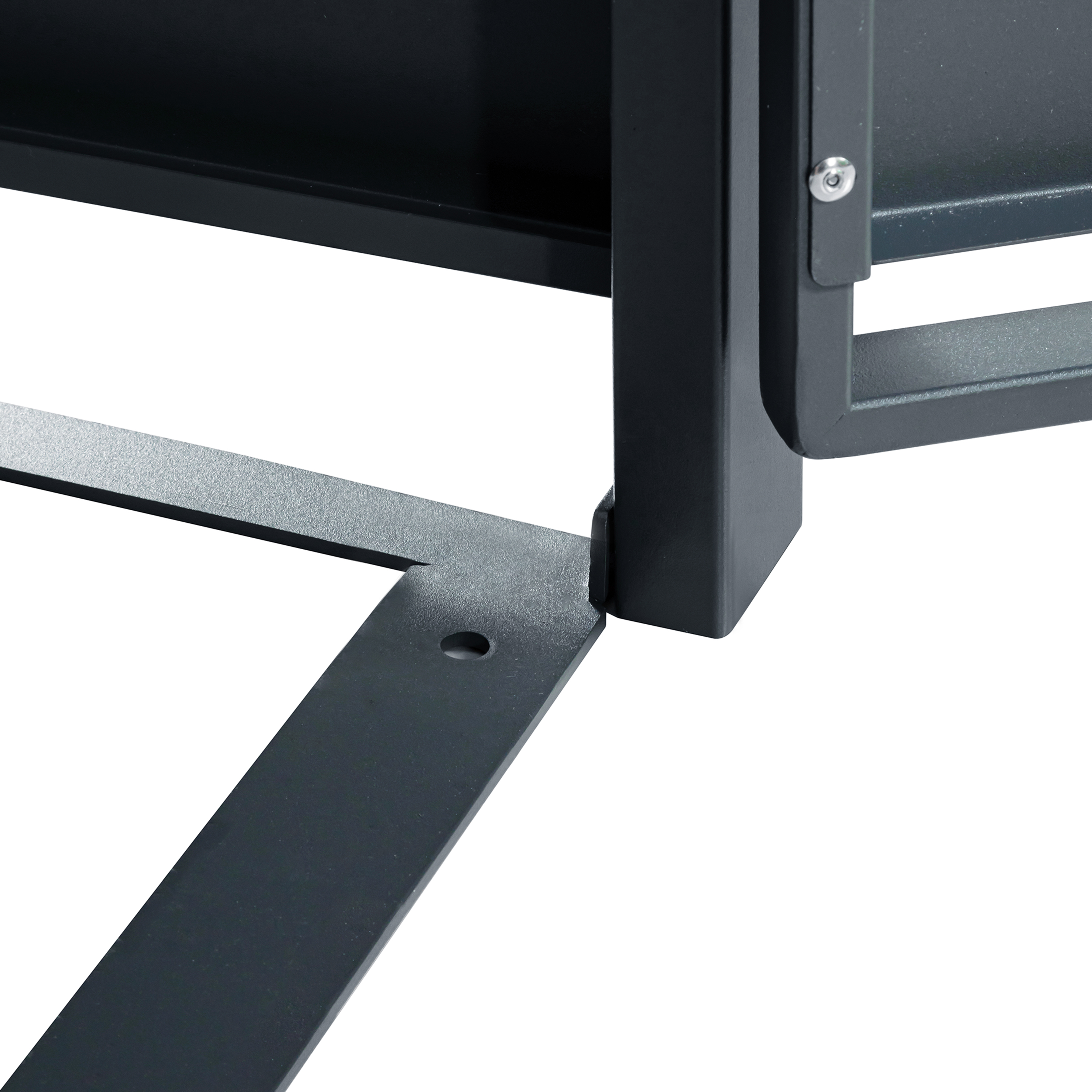 AXI Lucas Metal Garbage Bin Shed Anthracite/Wood look - 3 Garbage Bins