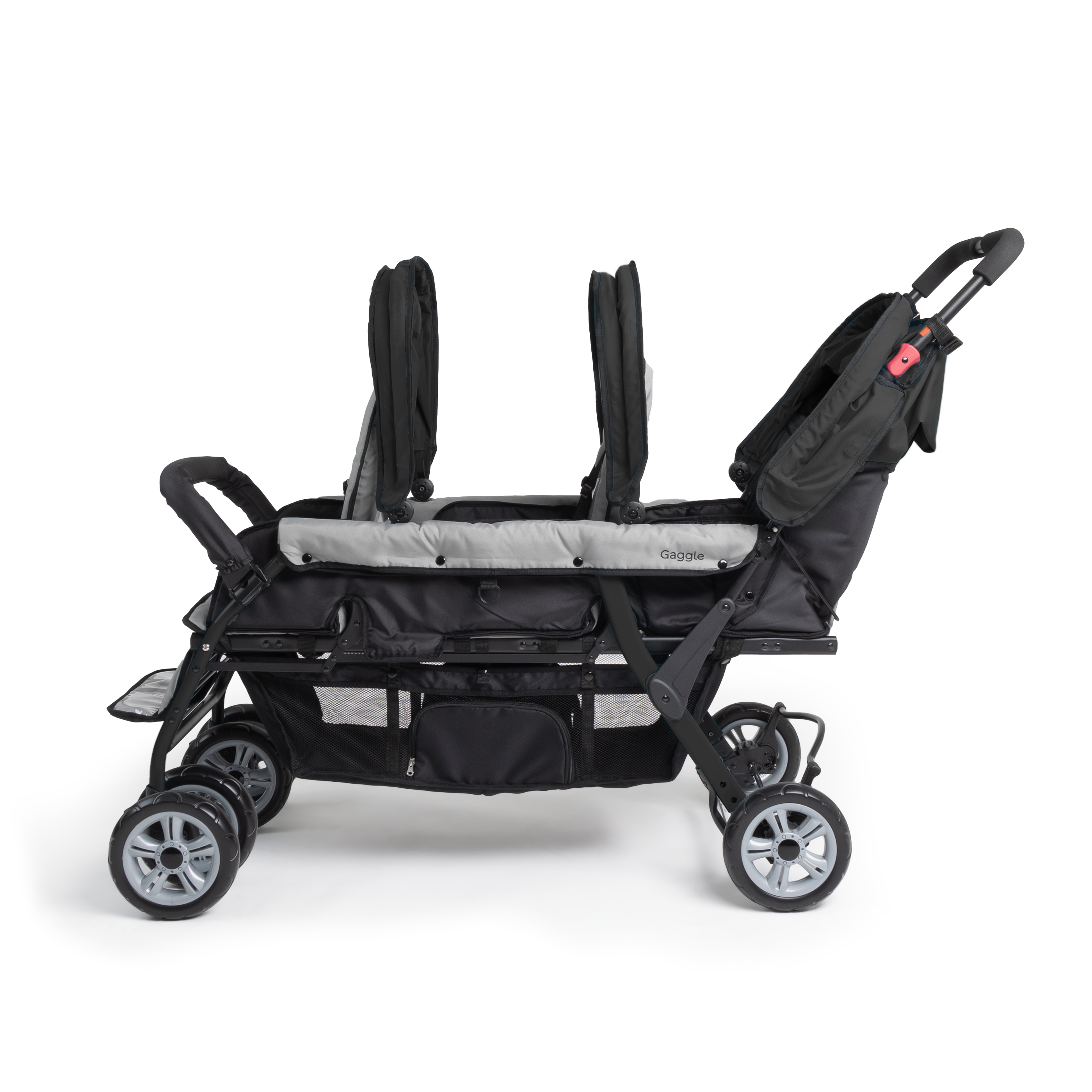 Gaggle Compass Stroller for 3 Children - Black-0849801001164 Gaggle Compass Stroller for 3 Children - Black