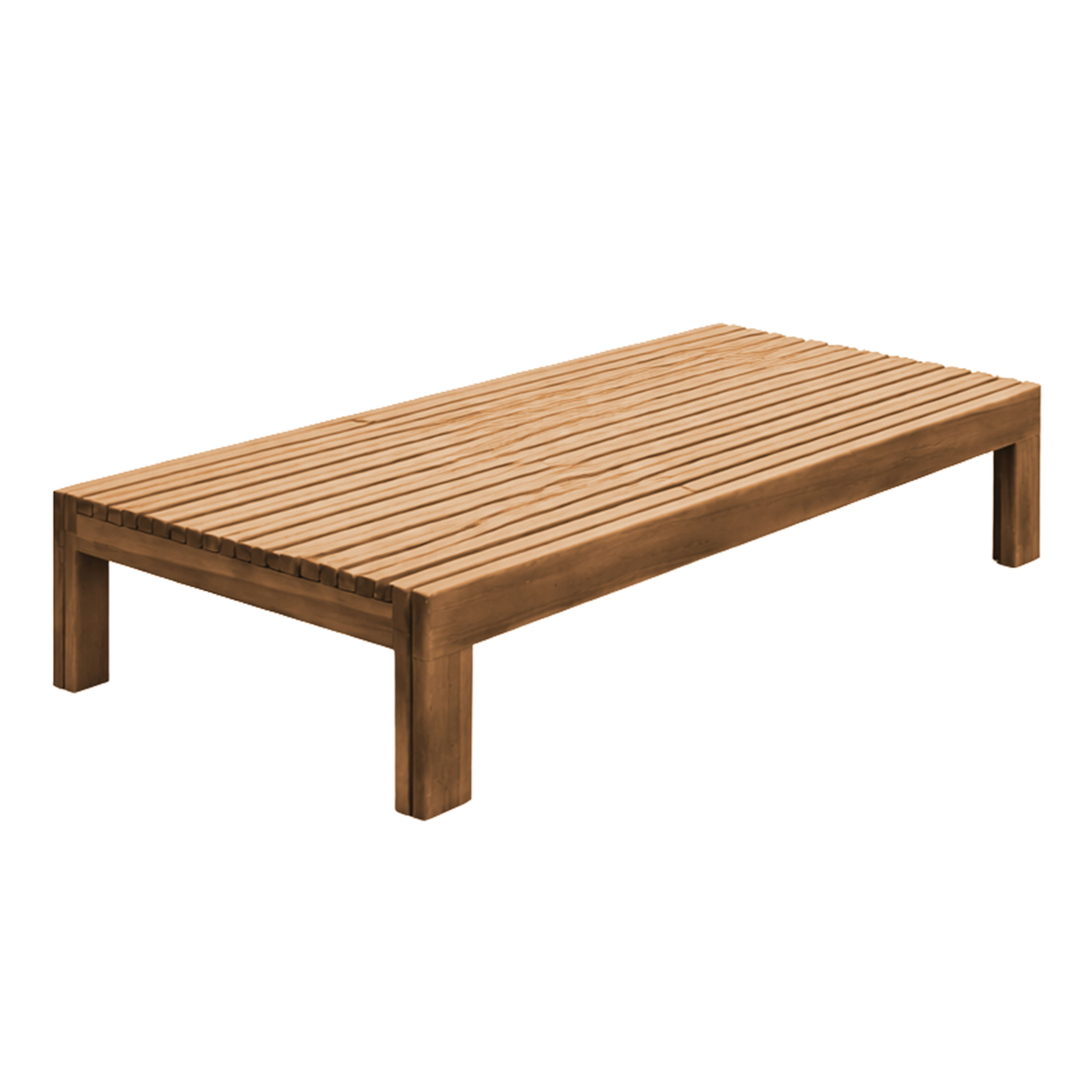 AXI Rowan 2-in-1 Sunbed and Garden Bench - Teak