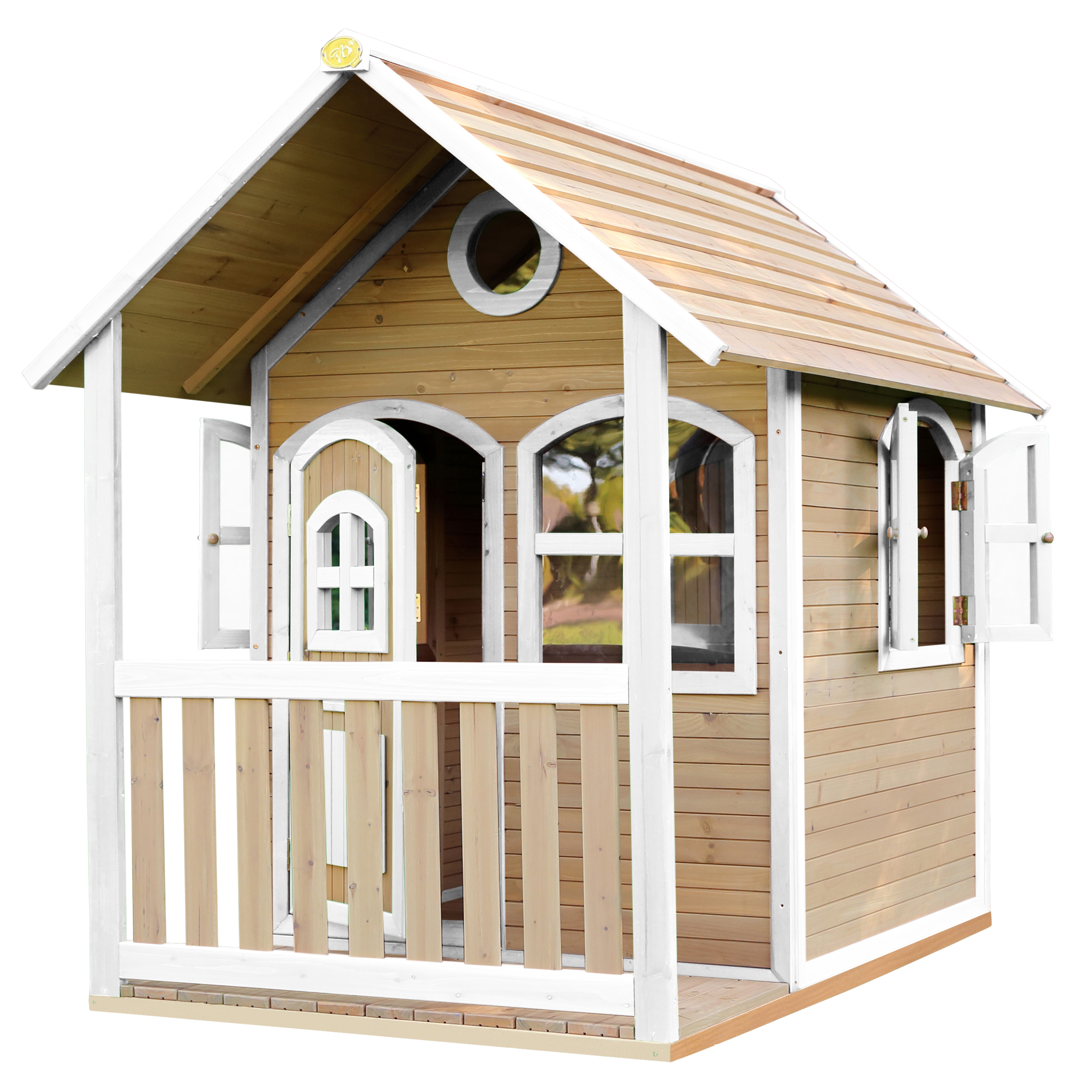 AXI Alex Maisonnette en bois Marron/Blanche